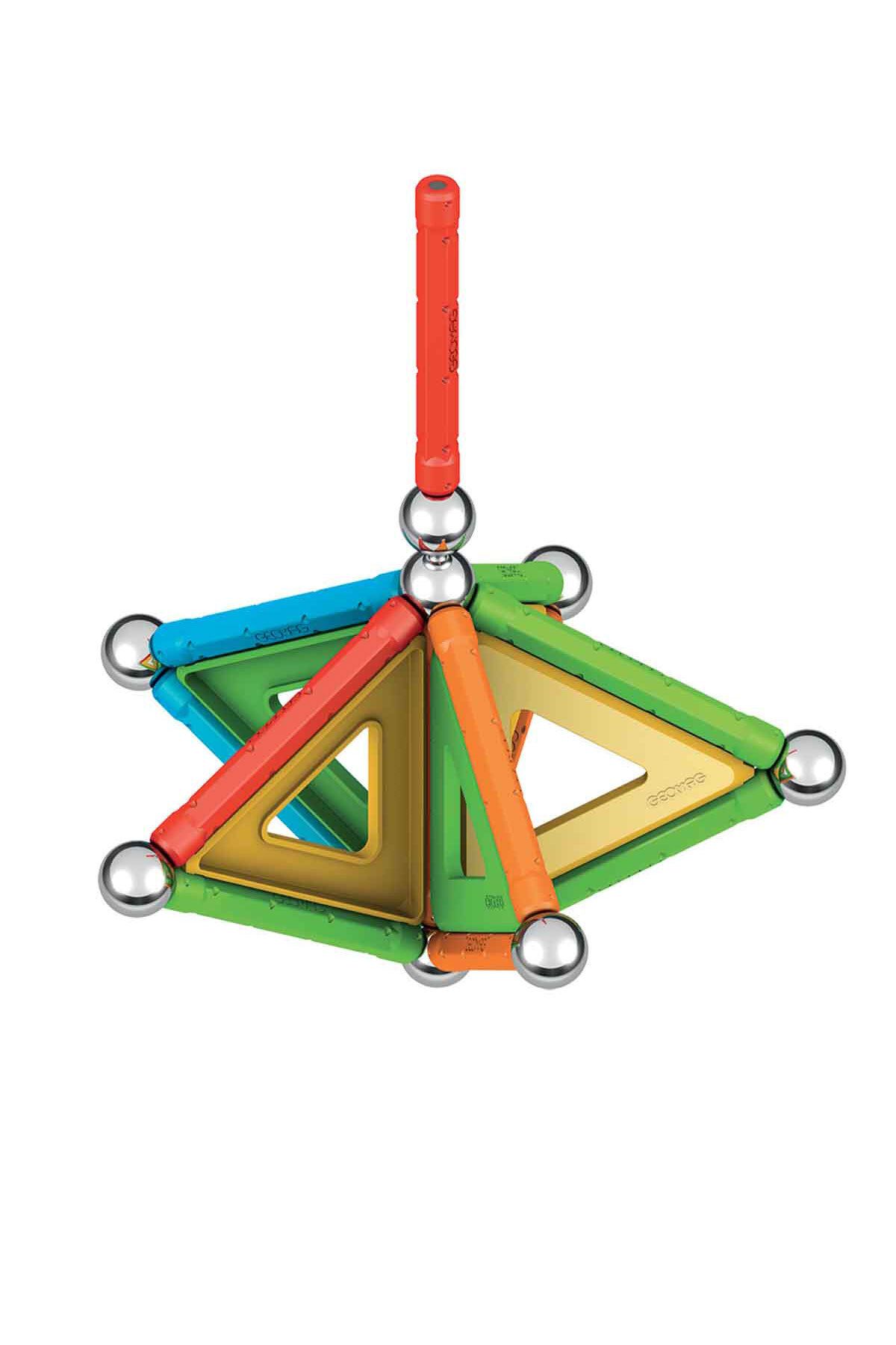 Toyaş-Geomag Magnetic Sticks Supercolor Panels Serial Intelligence Game Magnetic Building Game 35 Pieces 2