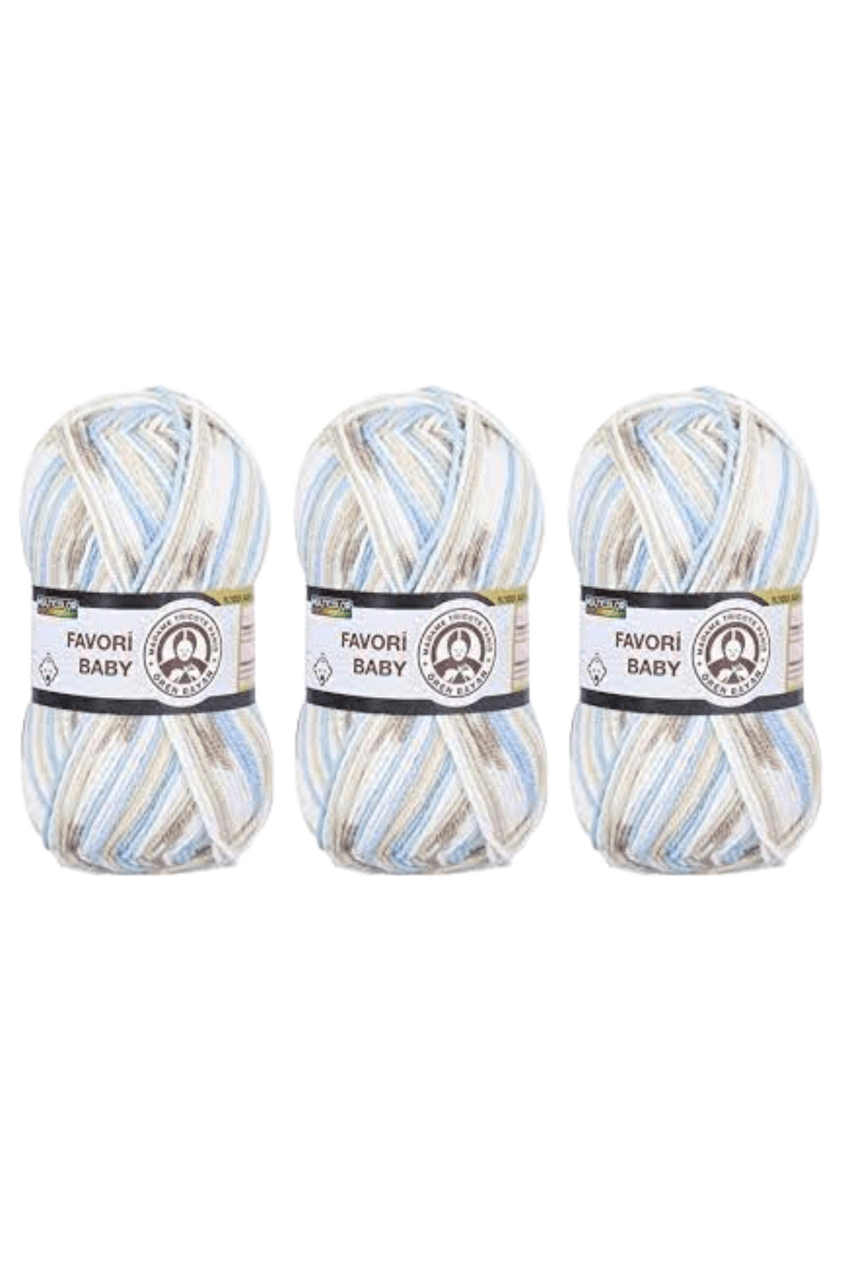Favorite Baby Hand Knitting Yarn 100gr 0658 3pcs