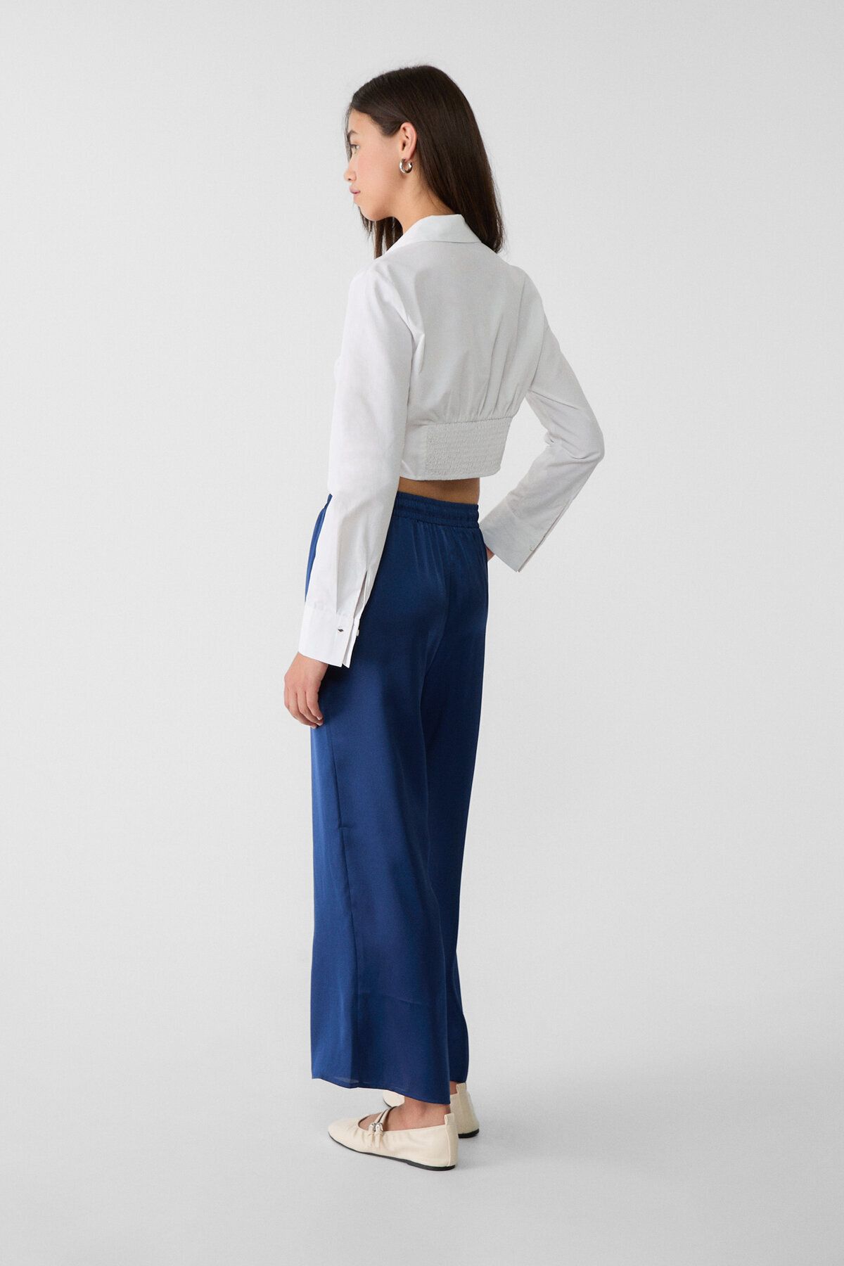 Stradivarius-Pants - Blue - Normal waist 3