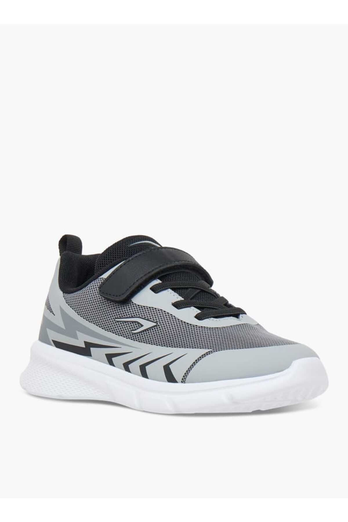 Dash-Printed Lace Detail Sports Shoes with Hook and Loop Closure 2