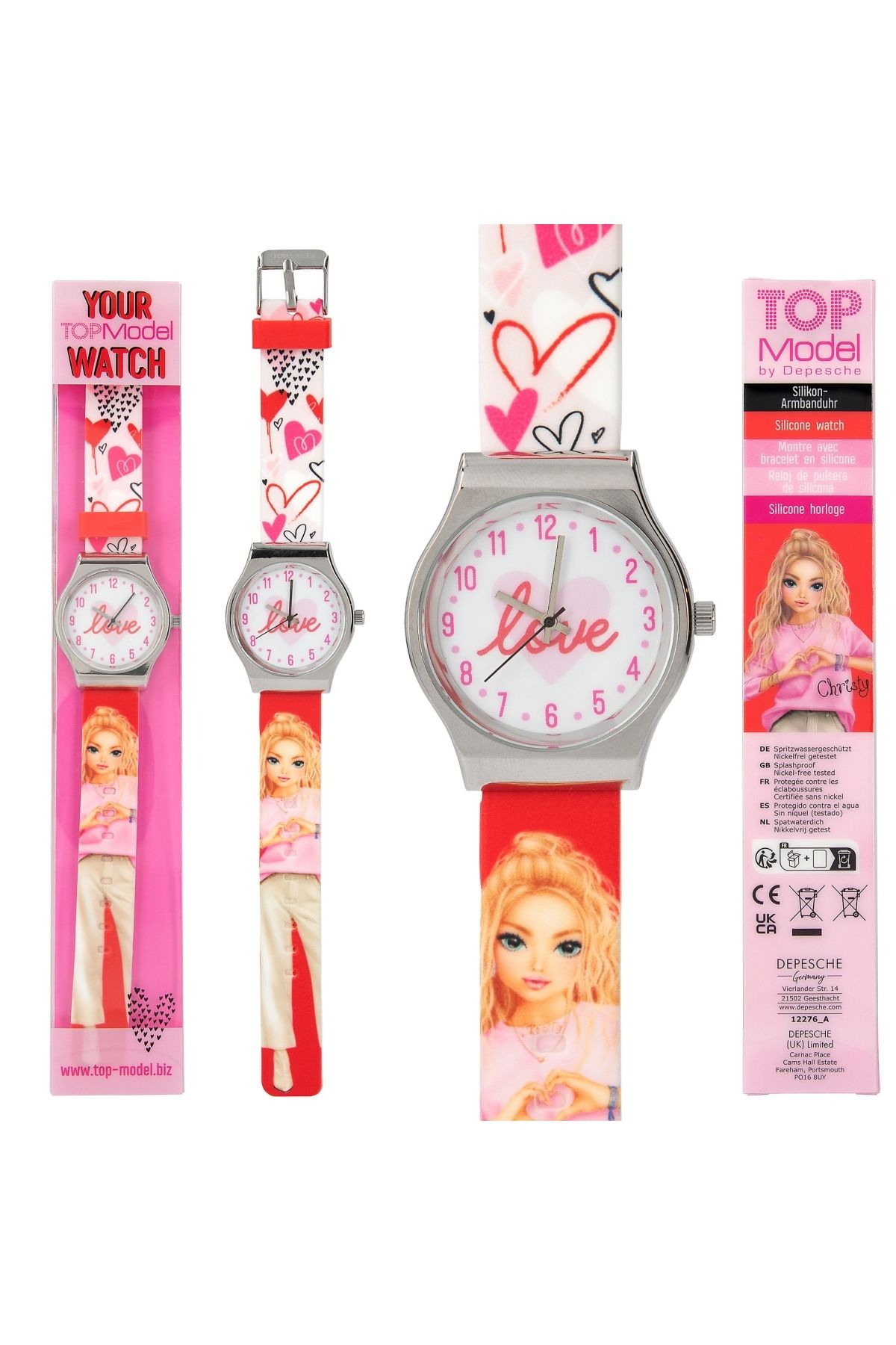 Top Model-TOPModel Silicone Watch w/ Metal Case 4