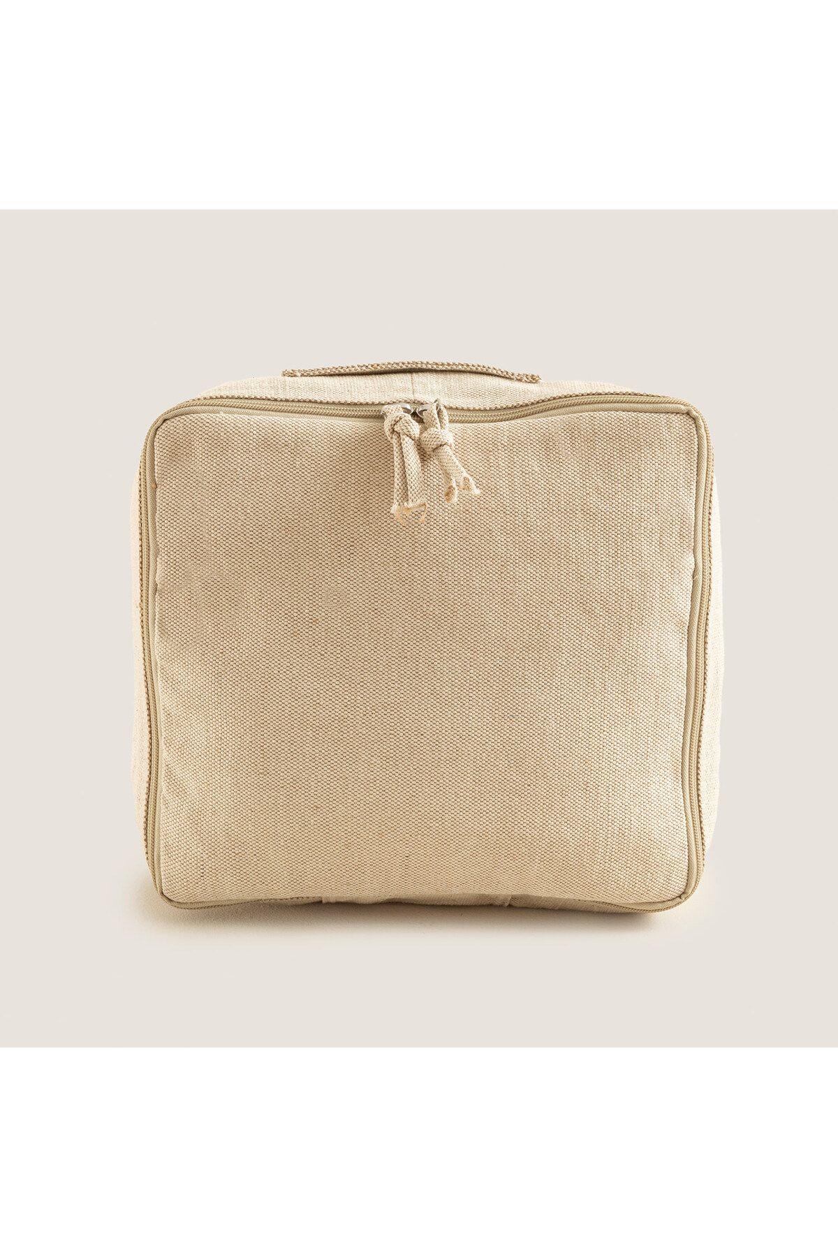Juco İç Cepli Kozmetik Çantası 31 x 28 x 12 Cm Natural