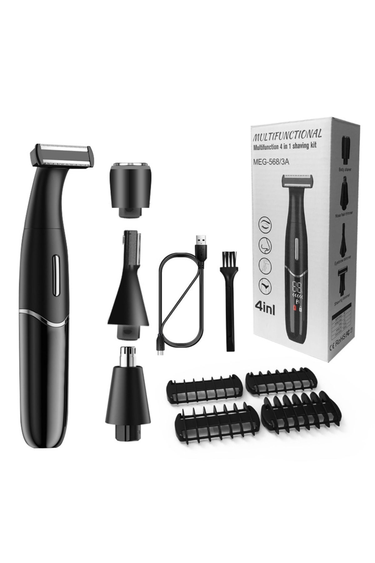 Choice-Intimate Areas Haircut Precision Shaver Men Bikini Line Sensitive Razor Balls Eggs Pubic Hair Sha... 1