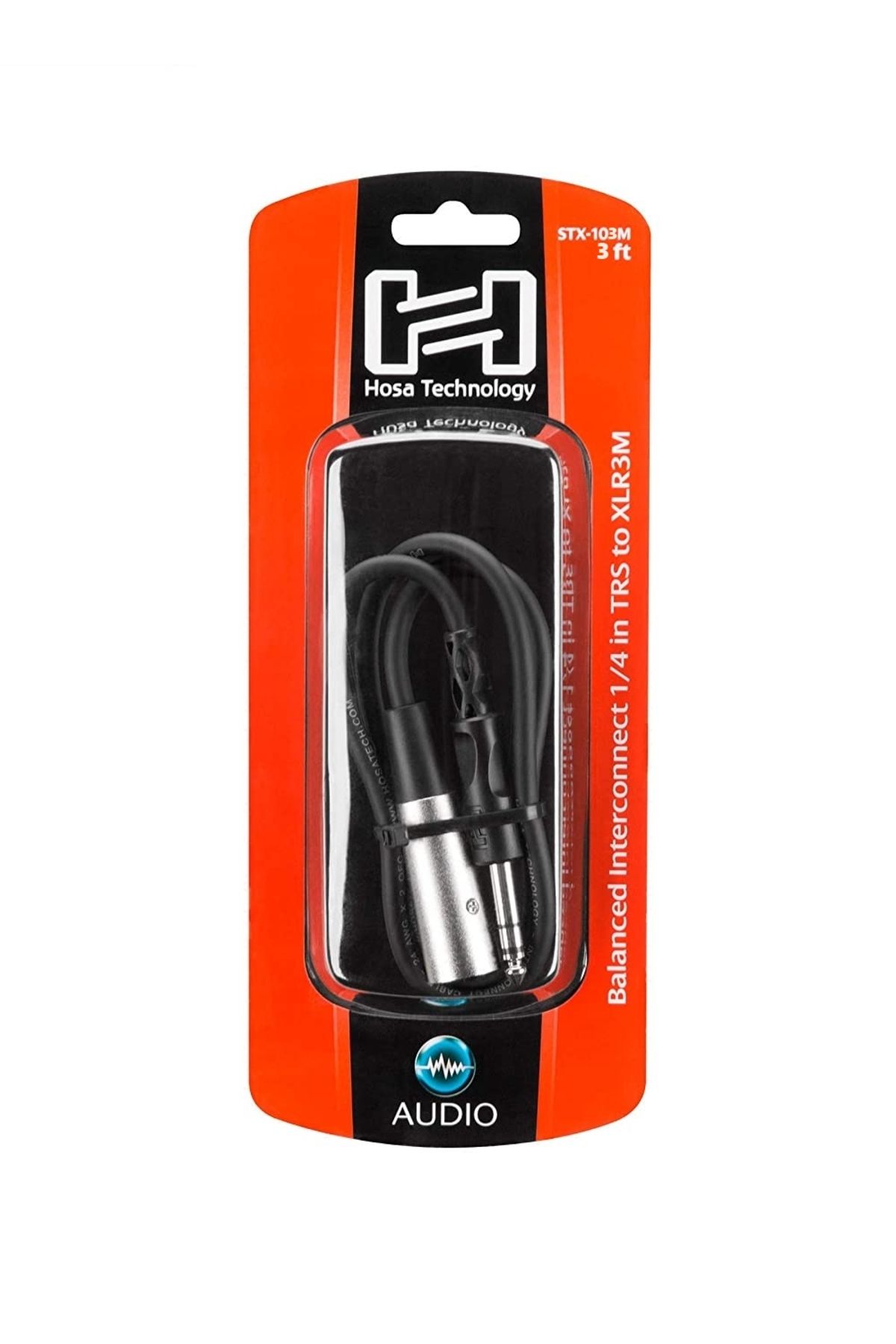 HOSA Stx-103m 1/4 Inç Trs - Xlr (M) Balanslı Kablo 90 Cm