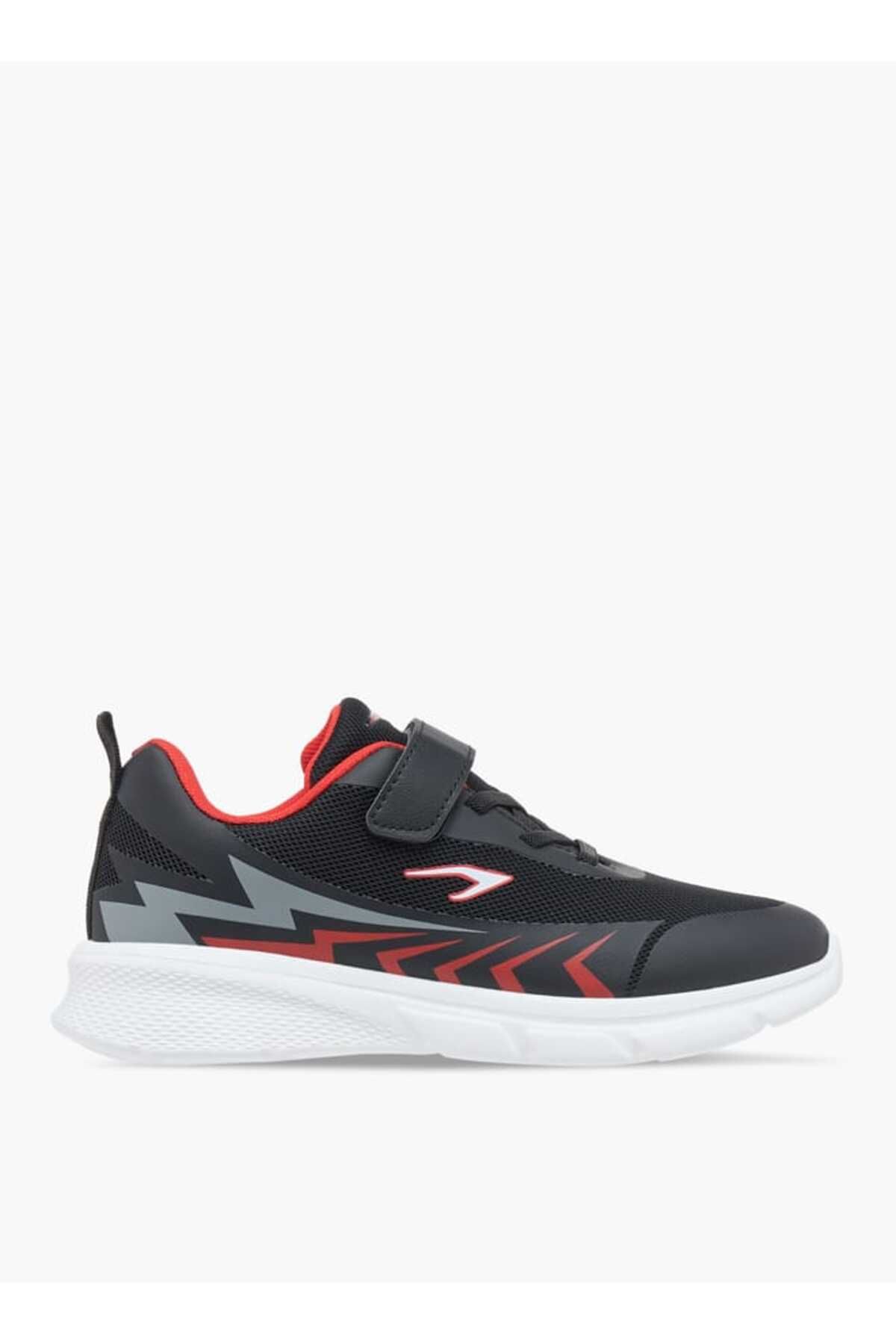 Dash-Printed Lace Detail Sports Shoes with Hook and Loop Closure 3