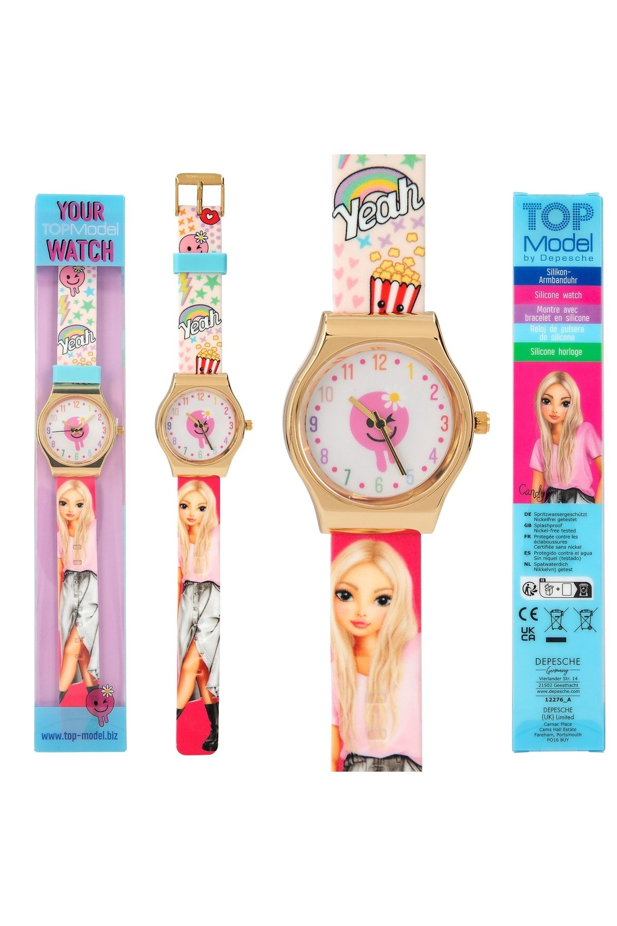 Top Model-TOPModel Silicone Watch w/ Metal Case 2
