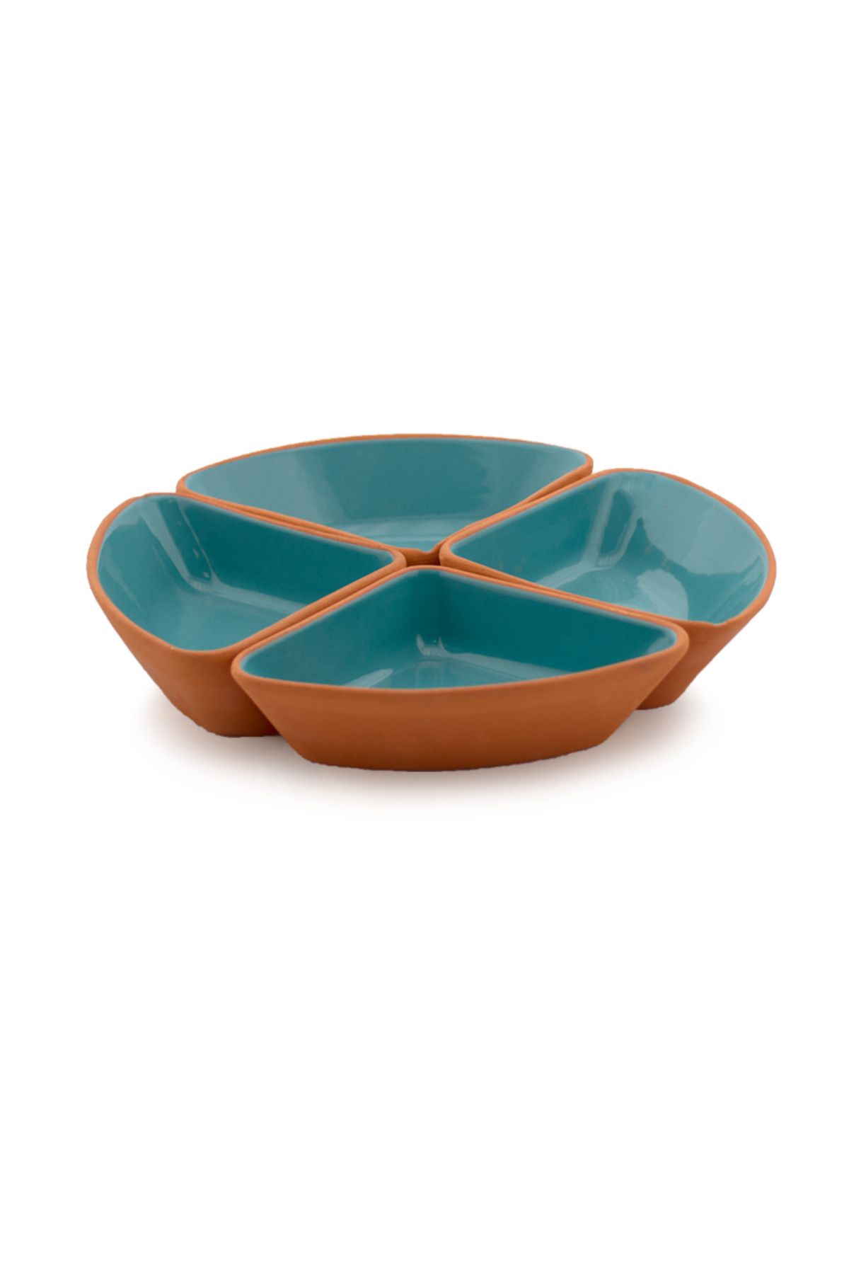 Viapot-4 Pieces Clover Bowl for Breakfast - With Glazed Inside 1