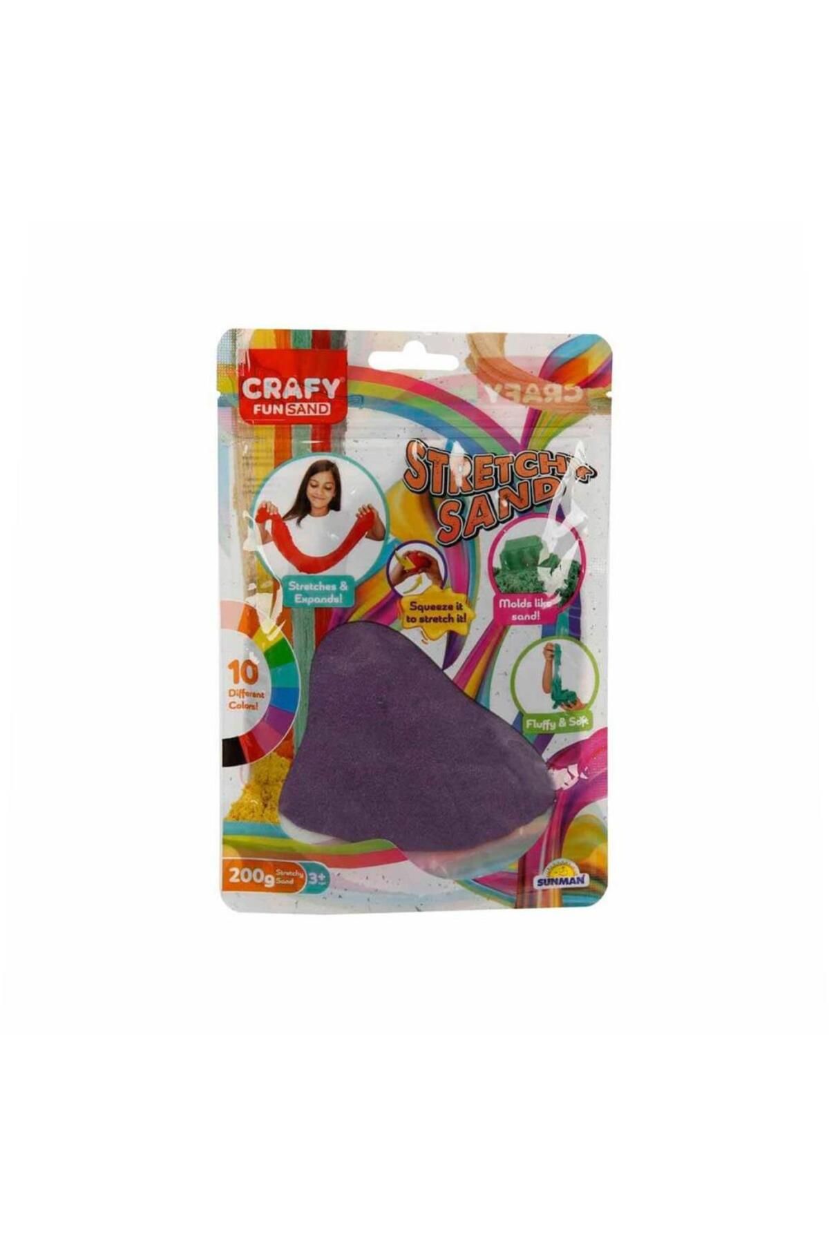 gcaksesuar Nessiworld 3603 Crafy Streç Oyun Kumu Mor 200 g -Sunman