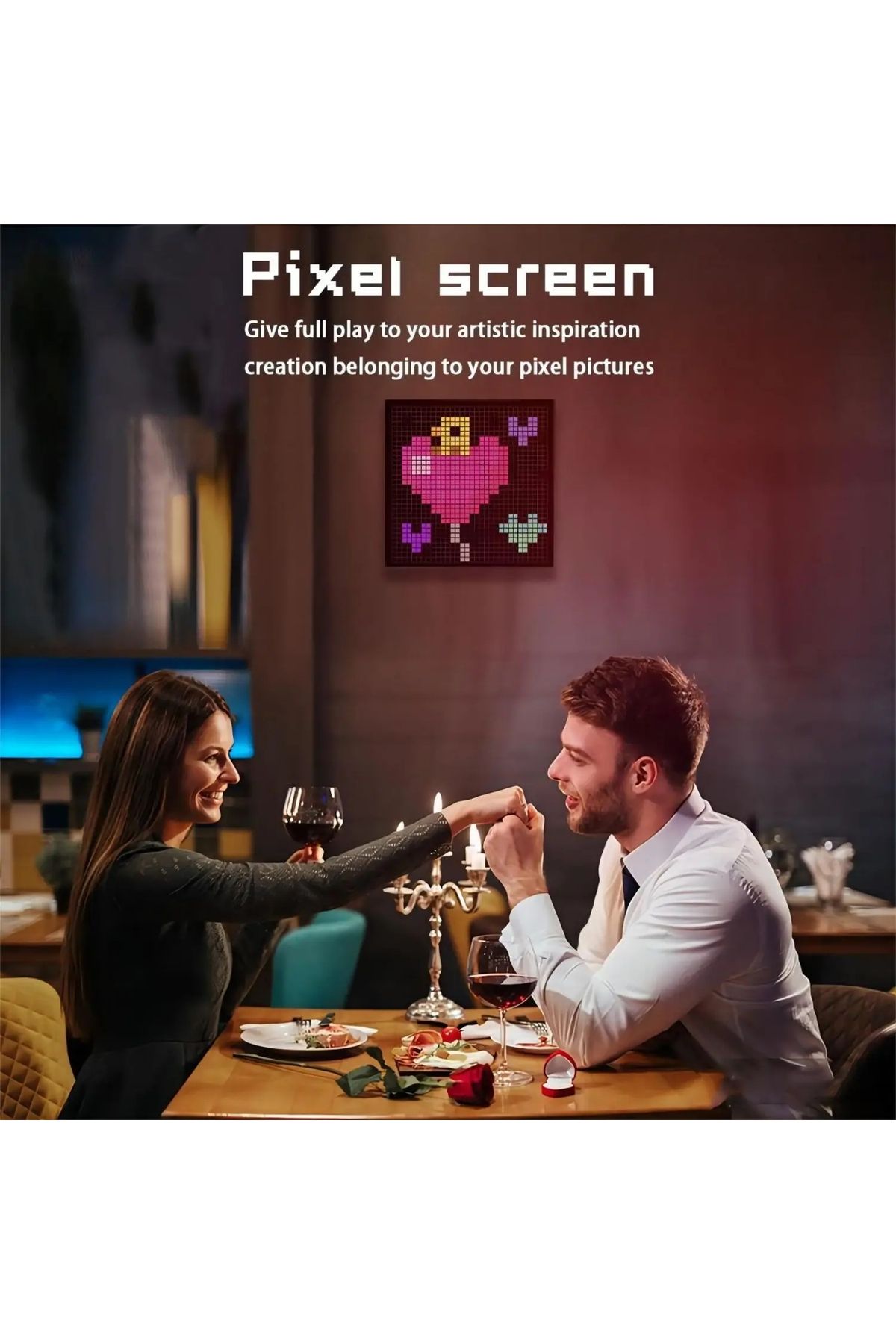 Choice-LED Pixel Matrix 64x64 Smart Display RGB Smart Digital Lamp Panel DIY Art Display Gaming Anime Ro... 4