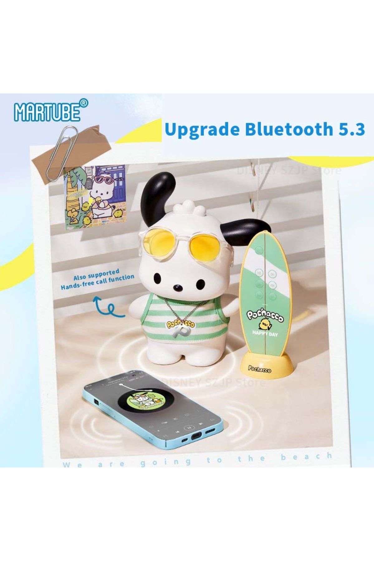Choice-Pochacco Bluetooth Speakers Sanrio MG22-44 Kawaii Cartoon Anime Wireless Speaker Portable Desktop... 6