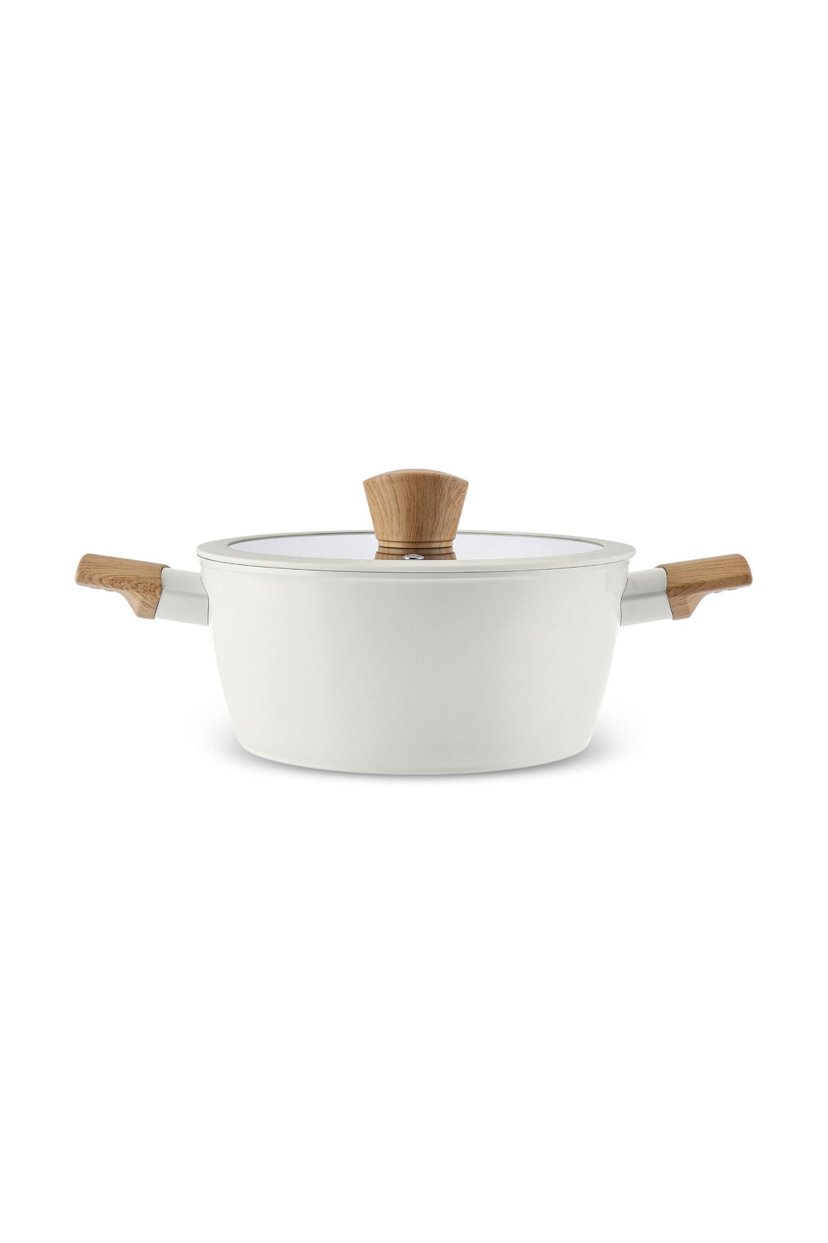 Karaca-Swiss Crystal Almond Cream Induction Based Pot 24 cm 7