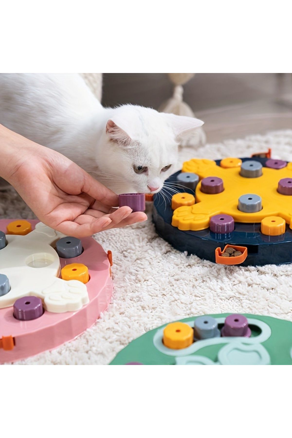 Choice-Cartoon Patterned Nylon Chew Toy Suitable for All Breed Sizes Interactive Slow Feeding Bowl Puzzl... 3