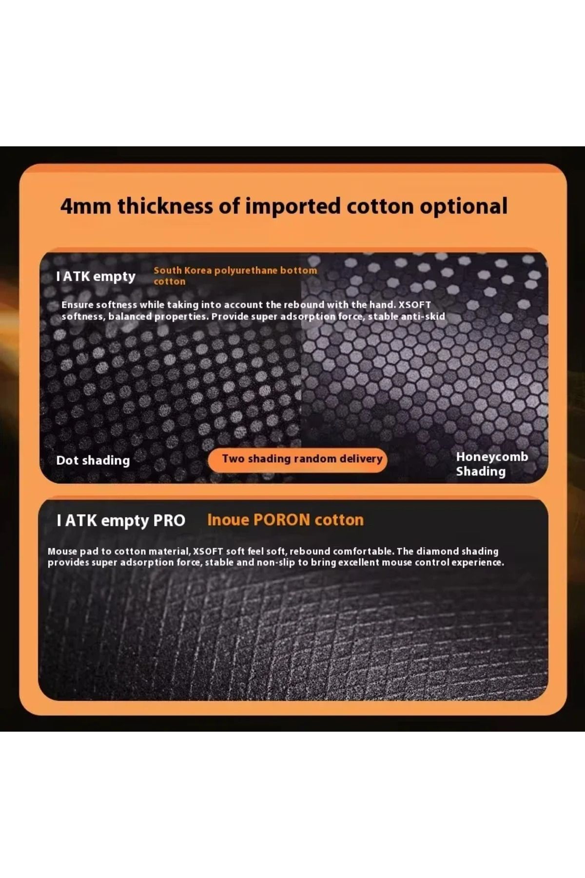 Choice-ATK KONG Pro Mousepad Advanced Fibre Extra-large Size Antiskid Waterproof Prevent Hand Sweating C... 5