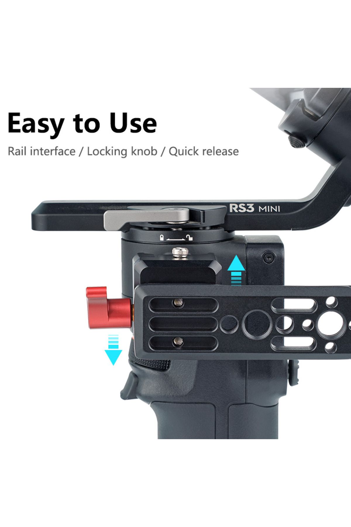 Choice-Foldable L Bracket for DJI Ronin RS4 RS3 PRO Mini RS2 Camera Gimbal Stabilizer Extension Magic Ar... 5