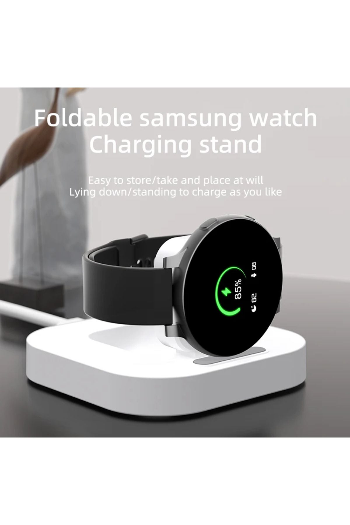 Choice Watch Wireless Charger Stand For Samsung Galaxy Watch 6 5 4 3 Pro 45 40 44mm Active 2 Classic Typ