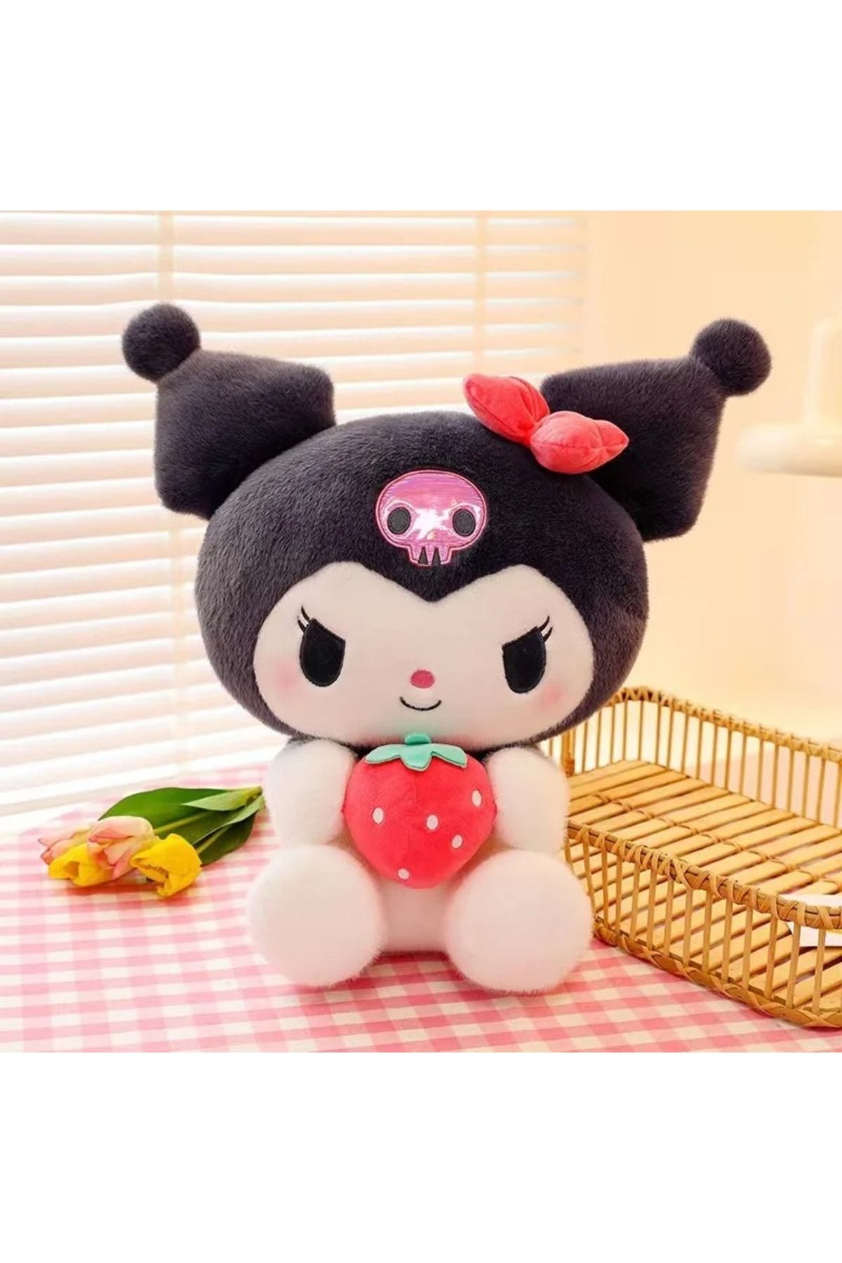 Choice-26Cm Plushies Sanrio Kuromi My Melody Plush Dolls Toys Cute Strawberry Stuffed Animals Plush Toy ... 6