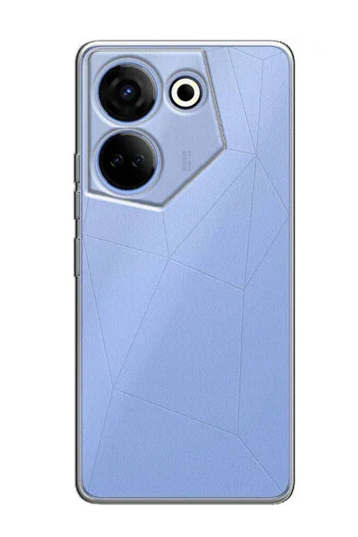 cepmoda TECNO CAMON 20 PRO 5G - Clear ince Şeffaf Kapak Saydam Silikon Telefon Kılıfı - ŞEFFAF