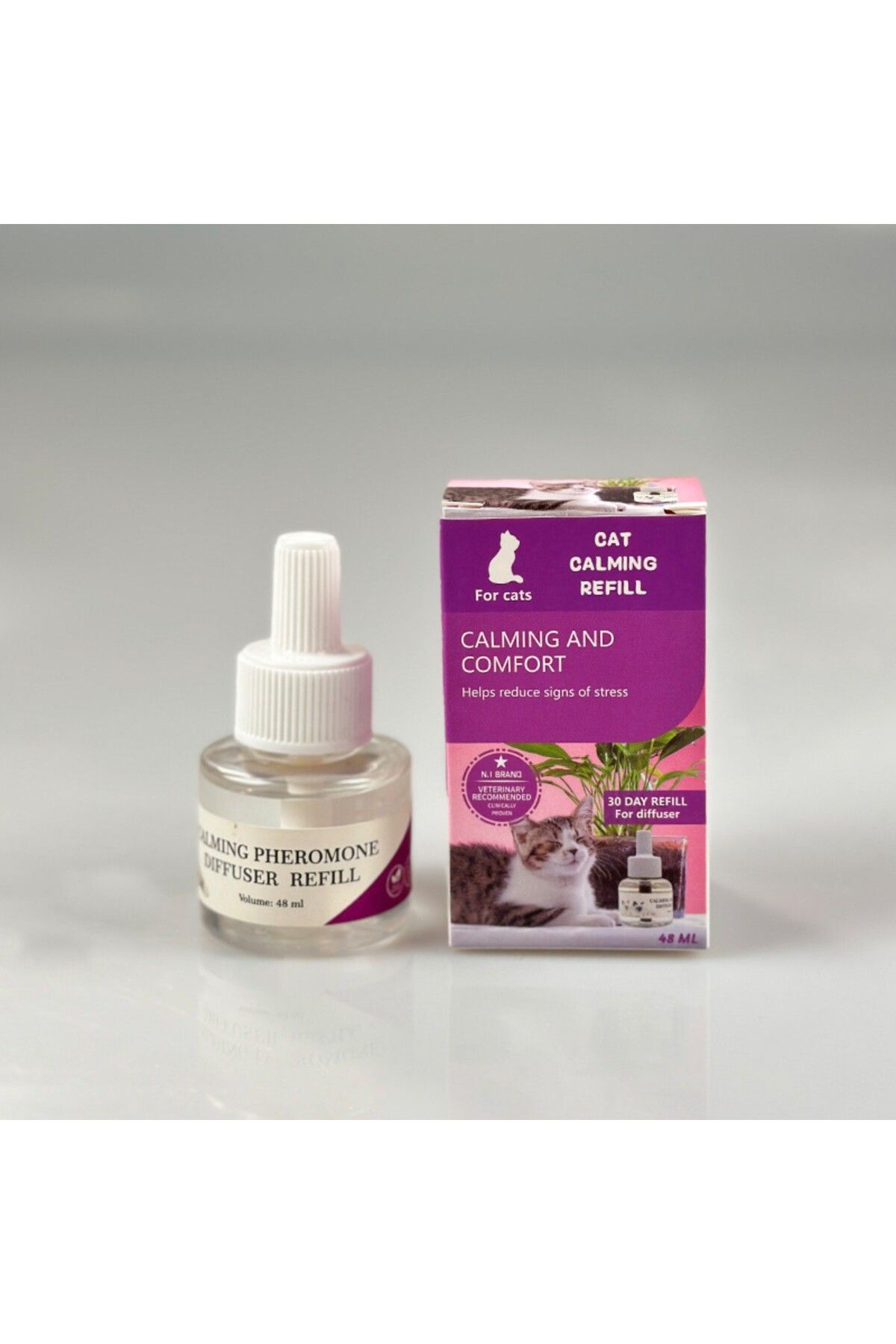 Choice-48ML Pheromone Diffuser For Cats Cat Pheromone Plug-In Relaxants Start Kit Refill Calming Spray F... 3