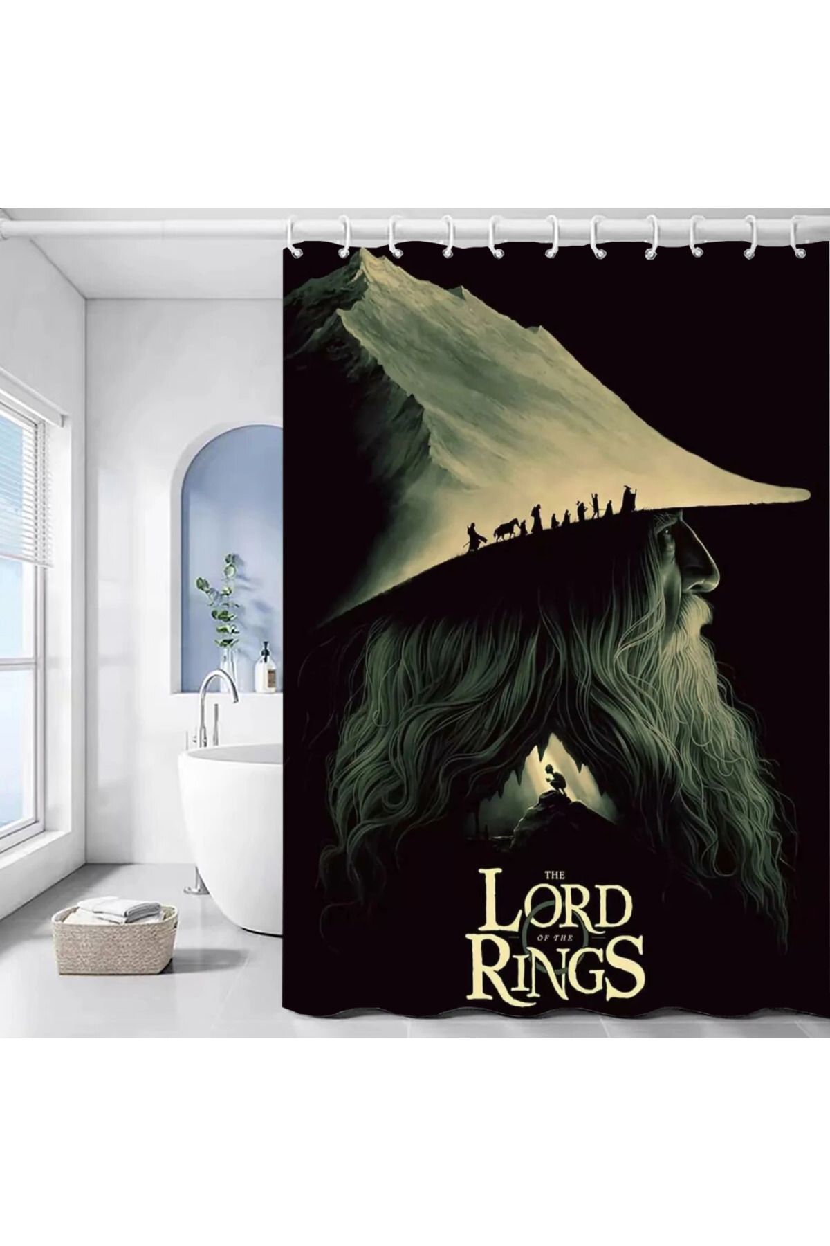 CSMY-Shower Curtains for Bathroom Curtain T-The Lord of the Rings Bathroom Accessories Set Bath Sets W... 3