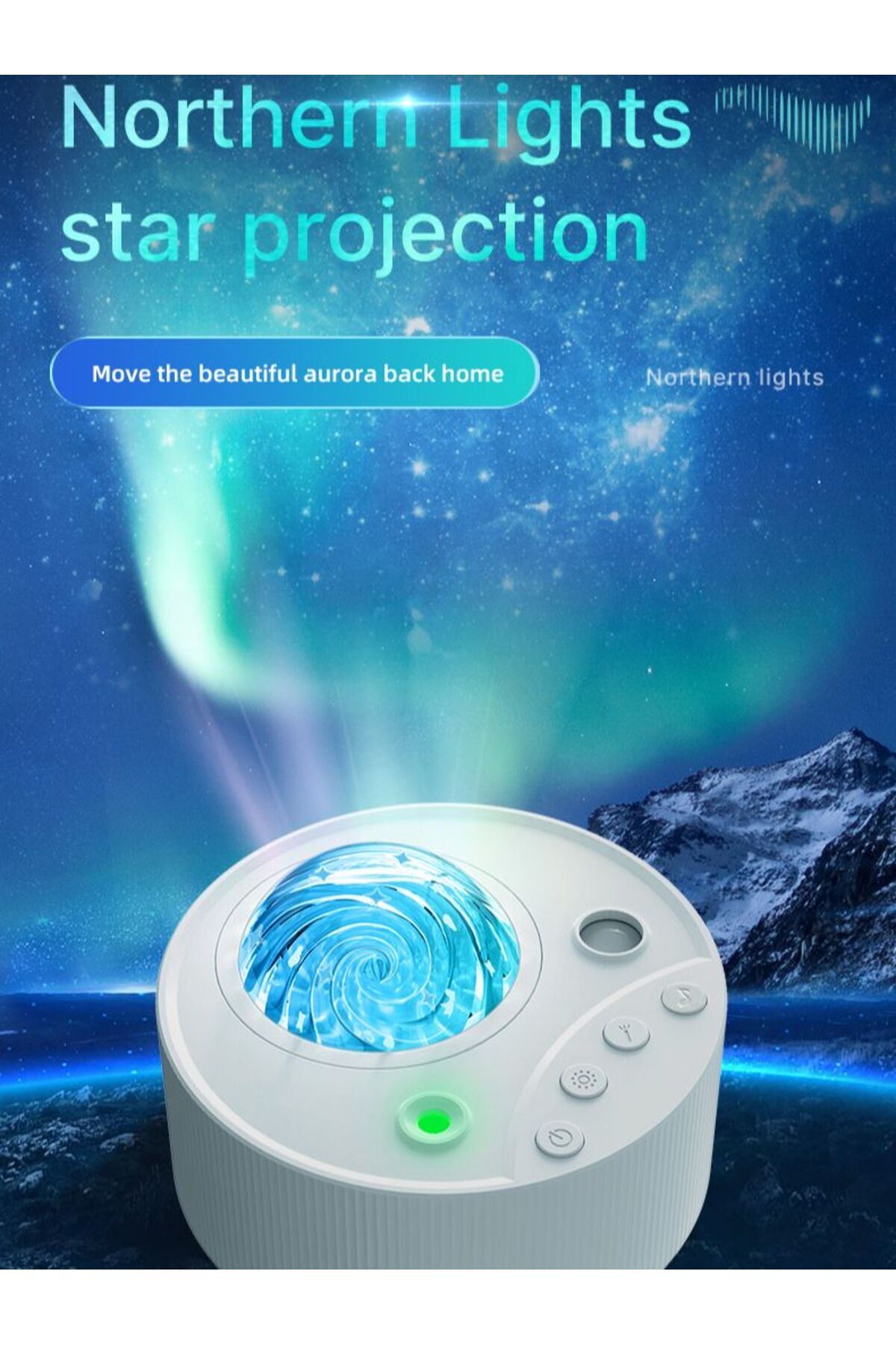 Choice-Willed led colorful star disk northern lights projection usb moon remote control atmosphere laser... 8