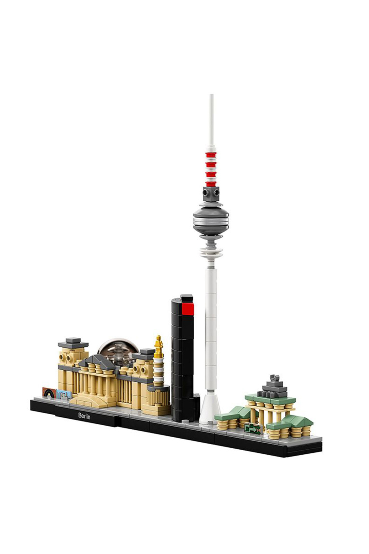 مجموعه ۲۸۹ تکه بلوک‌های ساختمانی معماری شهر برلین، اسباب‌بازی مونتاژ، هدیه