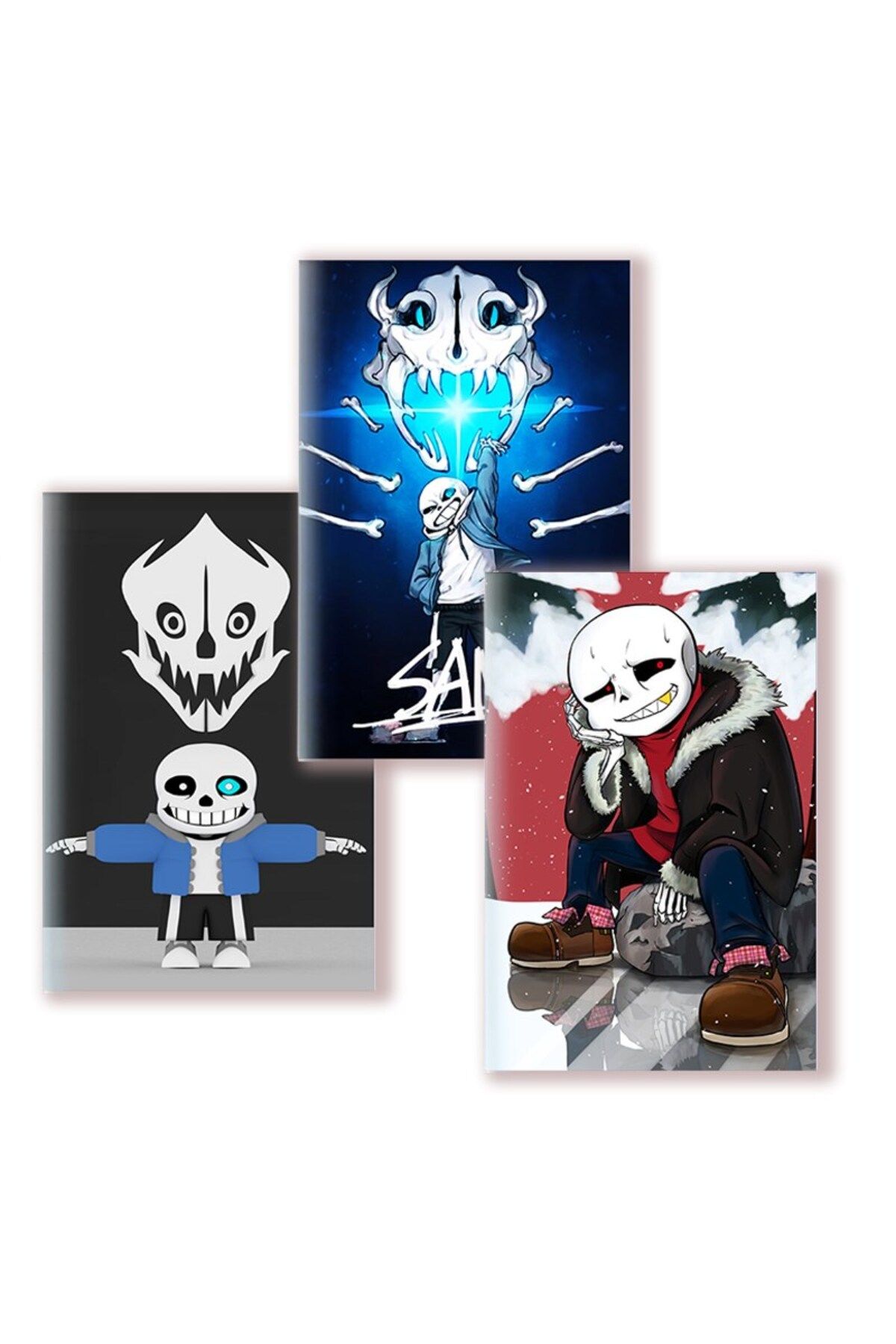 Choice-A5 Notebook Writing Pad Undertale Sans Note Book Cosplay Figure Tpu Doggo Papyrus Gaster Blaster ... 2