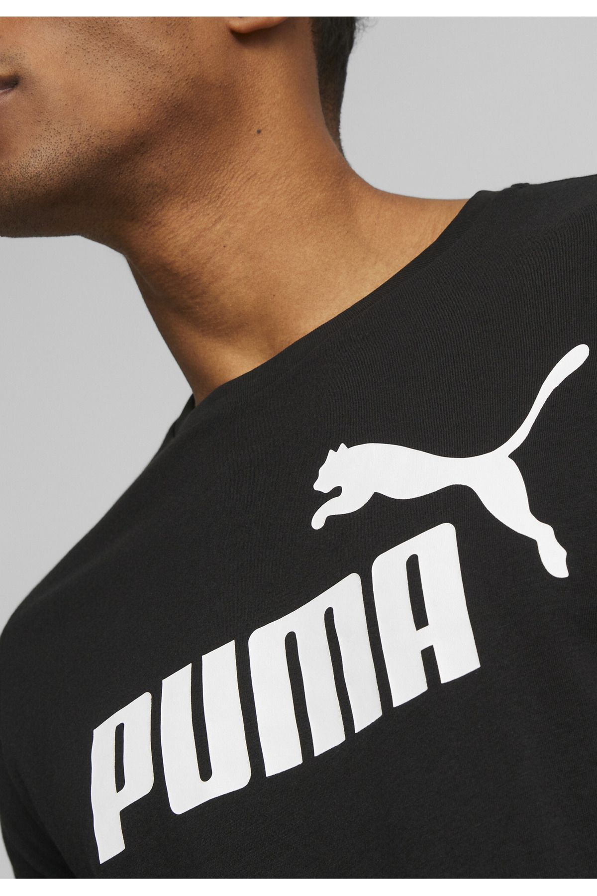 Puma 58666601 Ess Logo Tee Herren-Sport-T-Shirt
