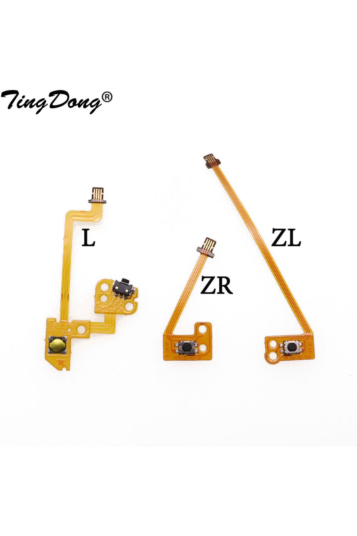 Choice-TingDong ZR/ZL/L Button Key Ribbon Flex Cable Replacement For Nintendo Switch Joy-Con 6