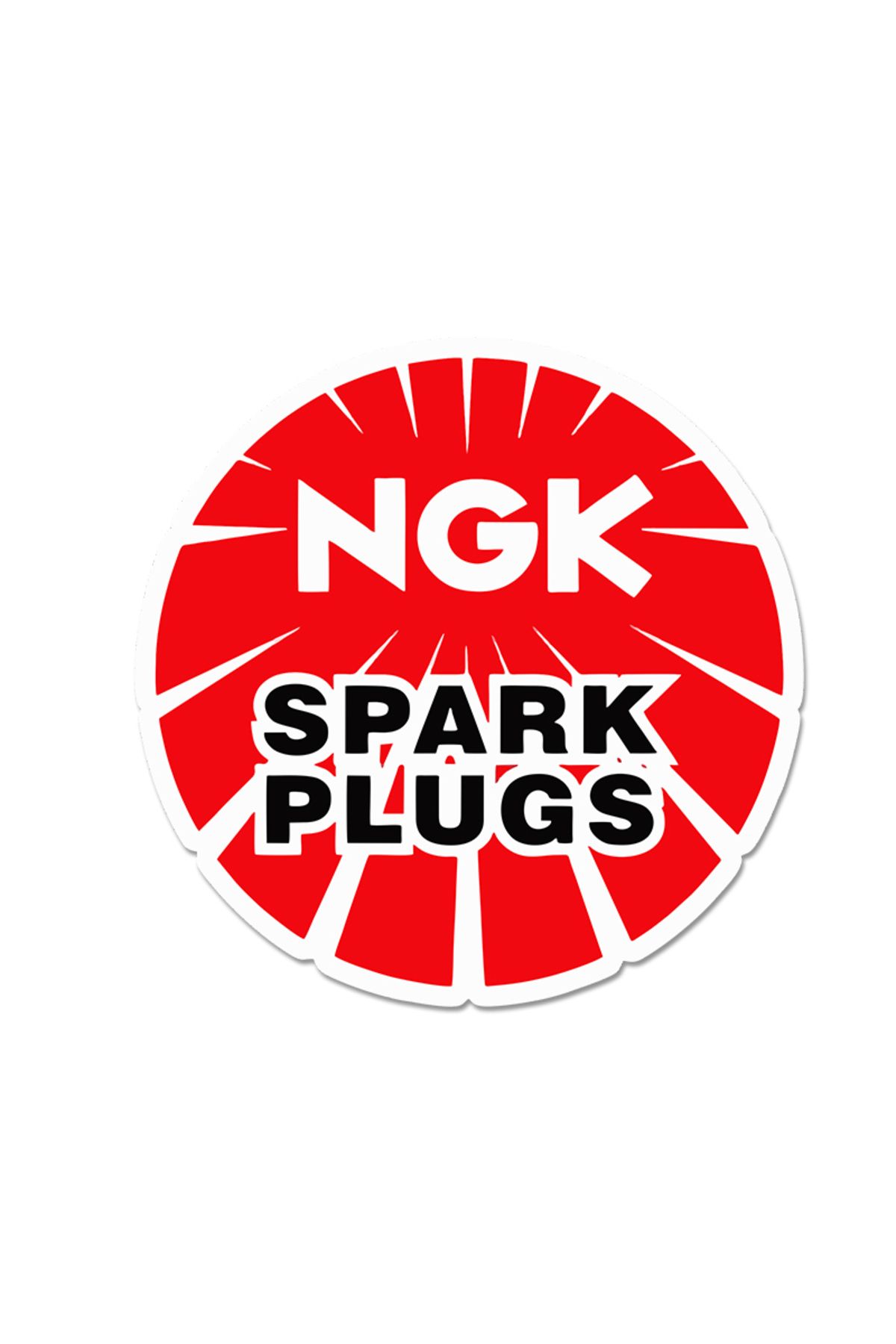 Choice-NGK Spark Plug Car Reflective Sticker Personalized Creative Body Decoration Sticker Waterproof Re... 8
