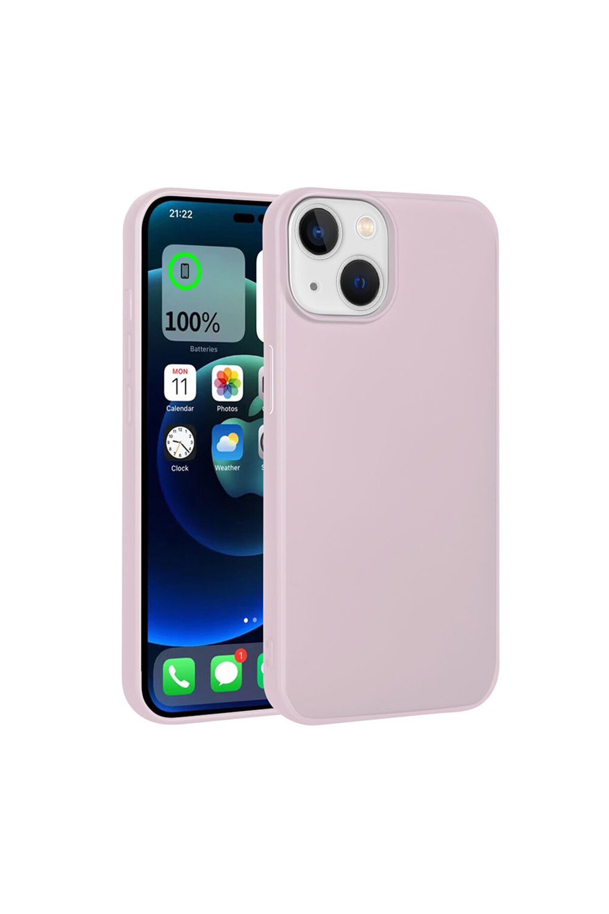 ELSAH Apple iPhone 15 Uyumlu Kılıf Esnek ve Darbe Emici Renkli Koruyucu Kapak