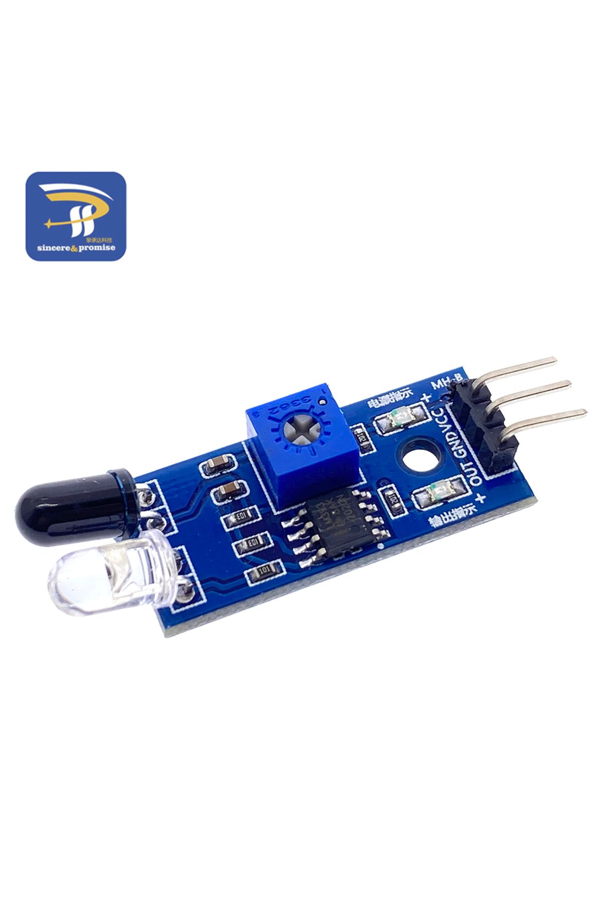 Choice-IR Infrared Obstacle Avoidance Sensor Module For Arduino DIY Smart Car Robot 3-wire Reflective Ph... 6