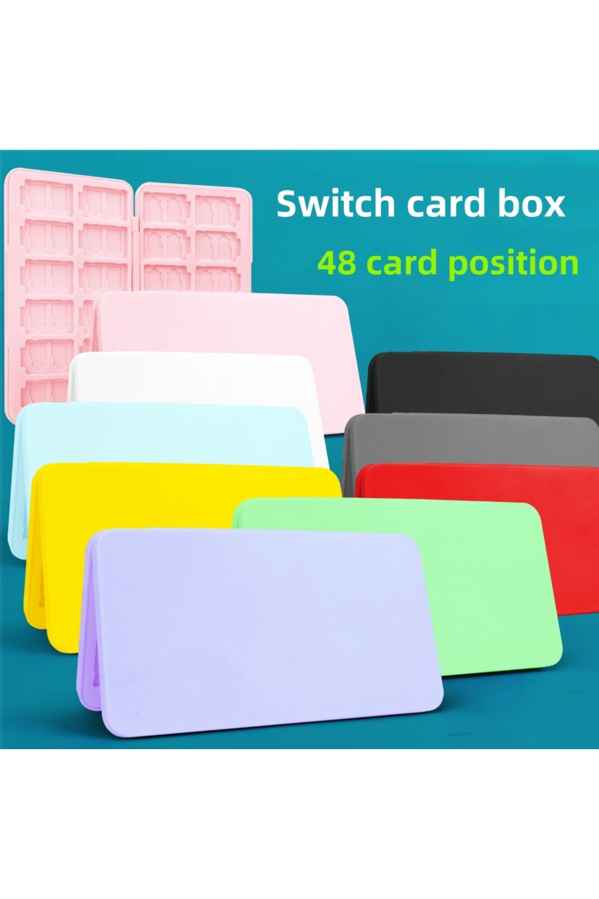 Choice-Ns Switch Oled Game Card Storage Box Hard Shell Protective 24 Game Cards Holder Case for Nintendo... 2