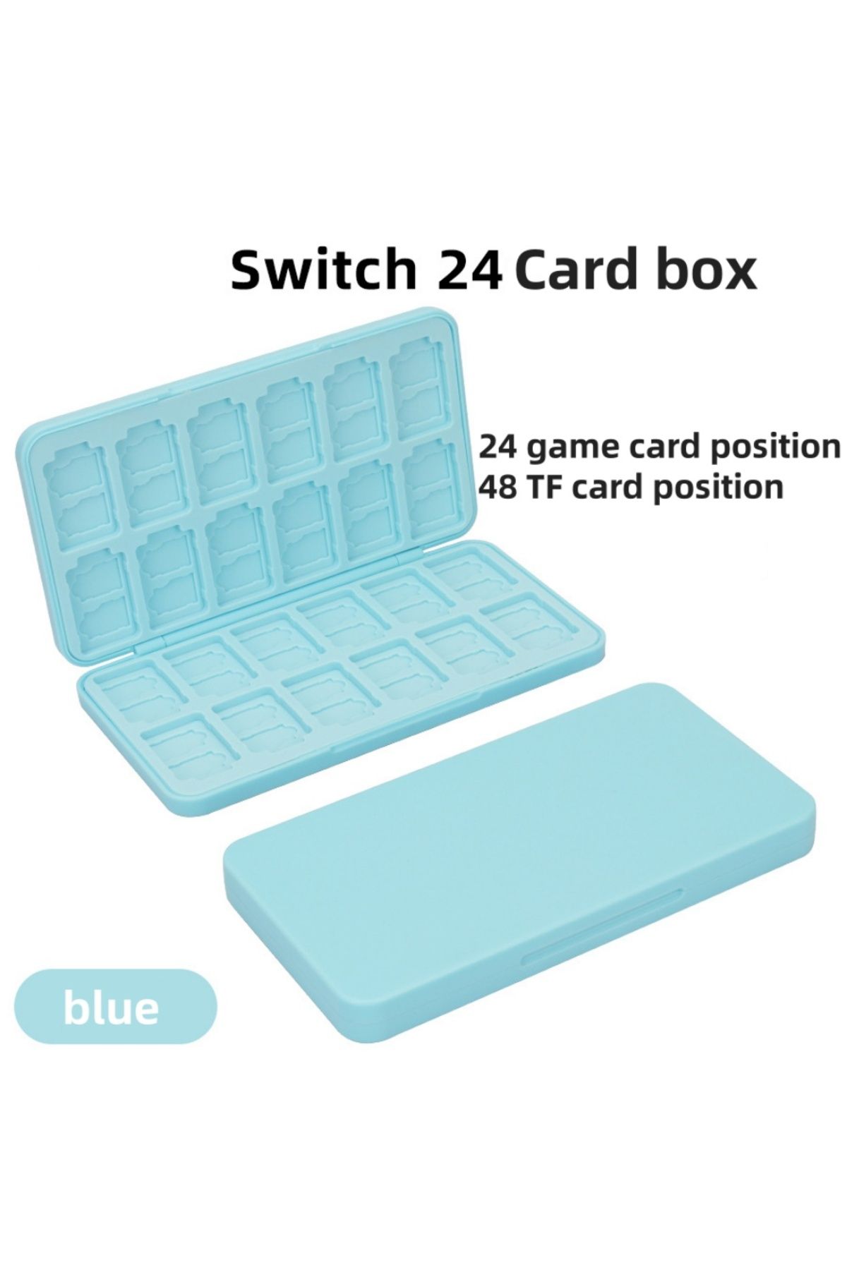 Choice-Ns Switch Oled Game Card Storage Box Hard Shell Protective 24 Game Cards Holder Case for Nintendo... 1
