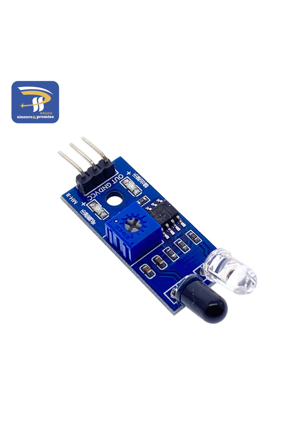 Choice-IR Infrared Obstacle Avoidance Sensor Module For Arduino DIY Smart Car Robot 3-wire Reflective Ph... 5