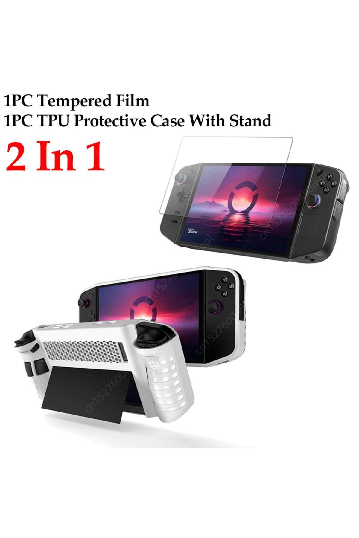 ALLOYSEED-TPU Protective Case for Lenovo Legion Go Soft Full Body Skin with Kickstand Screen Protector Temp... 2