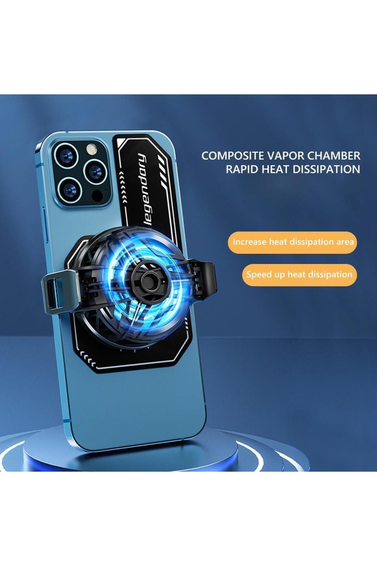 Choice-Mobile Phone Cooling Plate Expend Cooling Area Heat Sink Compatible Magnetic/ Back-clip Mini Game... 3