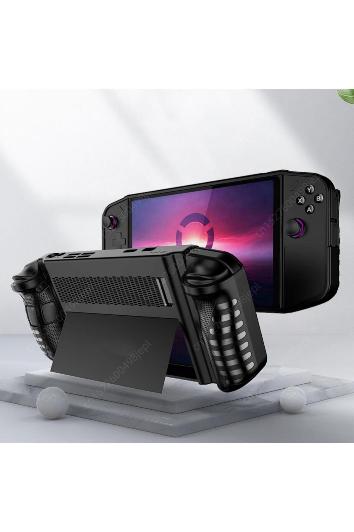 ALLOYSEED-TPU Protective Case for Lenovo Legion Go Soft Full Body Skin with Kickstand Screen Protector Temp... 3