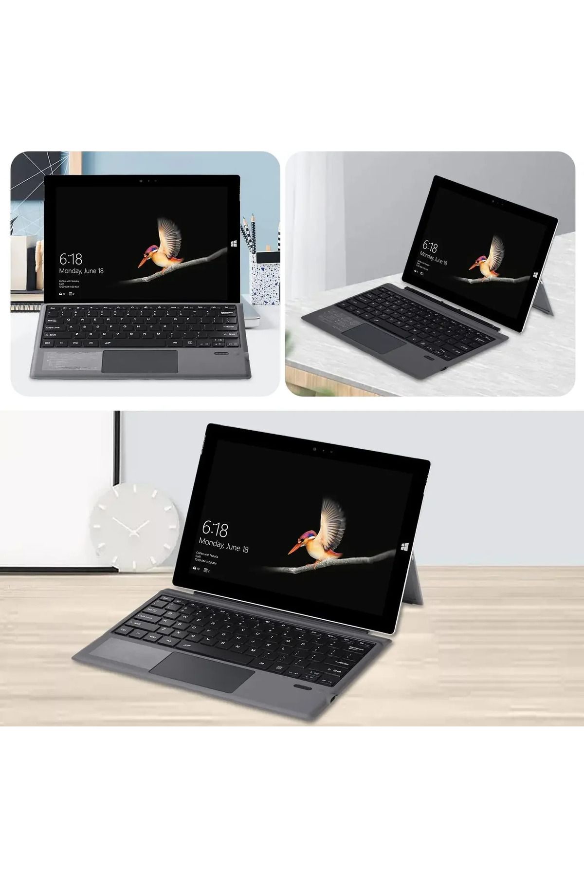 Choice-Trackpad Keyboard for Microsoft Surface Pro 3 4 5 6 7 Go 1 2 3 Bluetooth Wireless Keyboard Tablet... 6