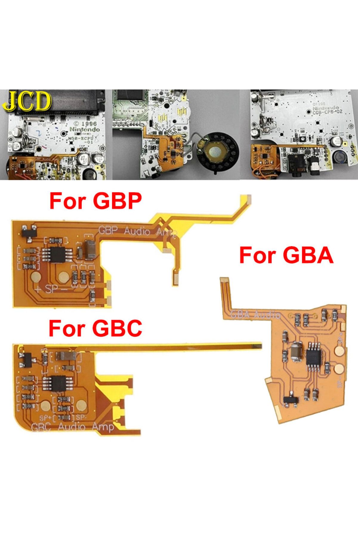JCD-Low Power Digital Volume Amplifier Module For Gameboy Advance Color Pocket GBA GBC GBP Sound Amp 2