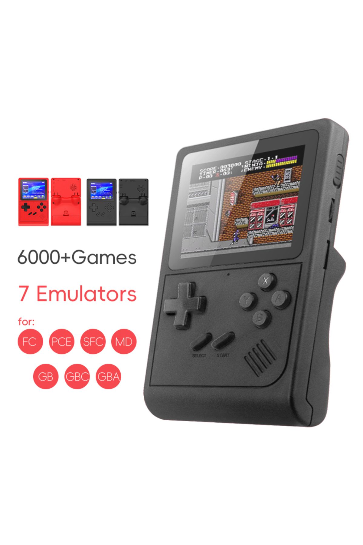 Choice-Handheld Game Console Portable Retro Mini Video Game for NES/SNES/GBA Emulators Consoles for Game... 2