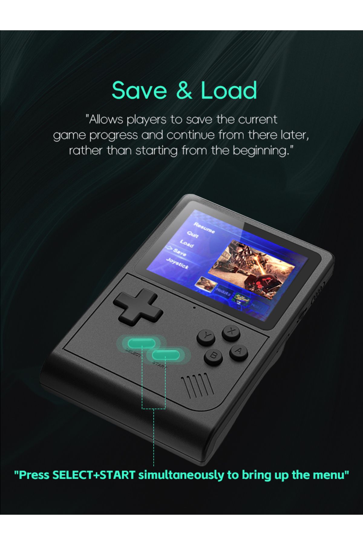 Choice-Handheld Game Console Portable Retro Mini Video Game for NES/SNES/GBA Emulators Consoles for Game... 4
