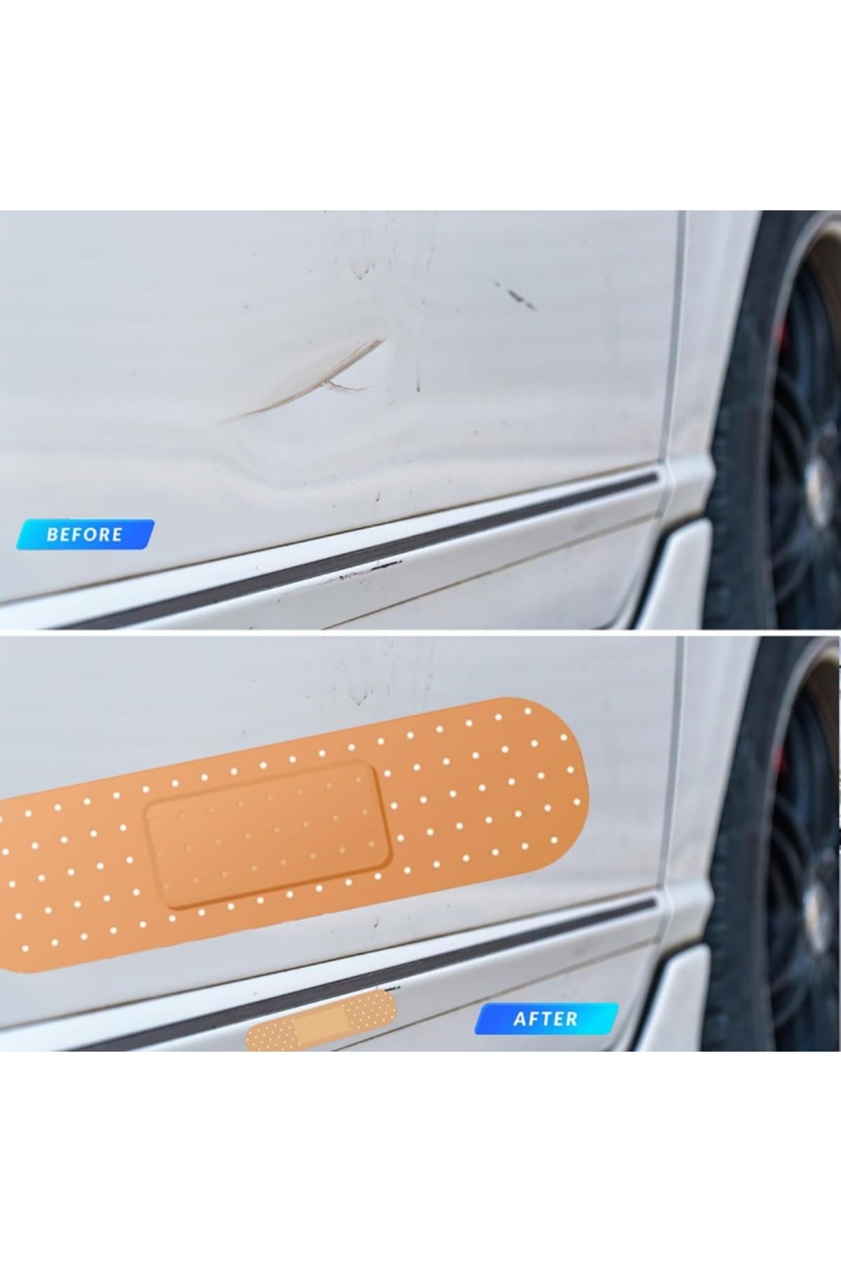 Choice-Car Decal, Band-Aid Shape Large Vinyl Sticker Bandage Car Funny Automotive Decal Band aid Sticker... 5