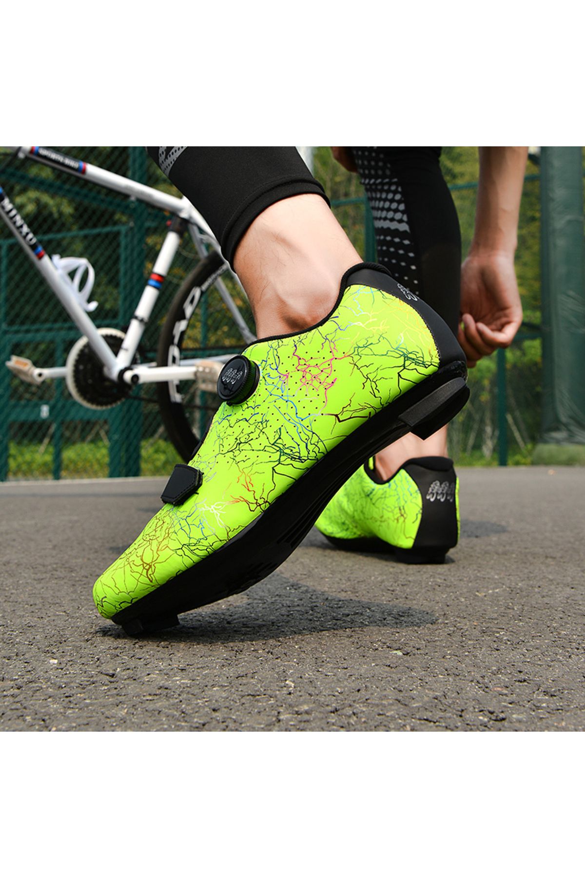 Choice-Professional Cycling Sports Shoes MTB Men Cycling Cross-Country Shoes SPD Women Mountain Bike Spe... 6