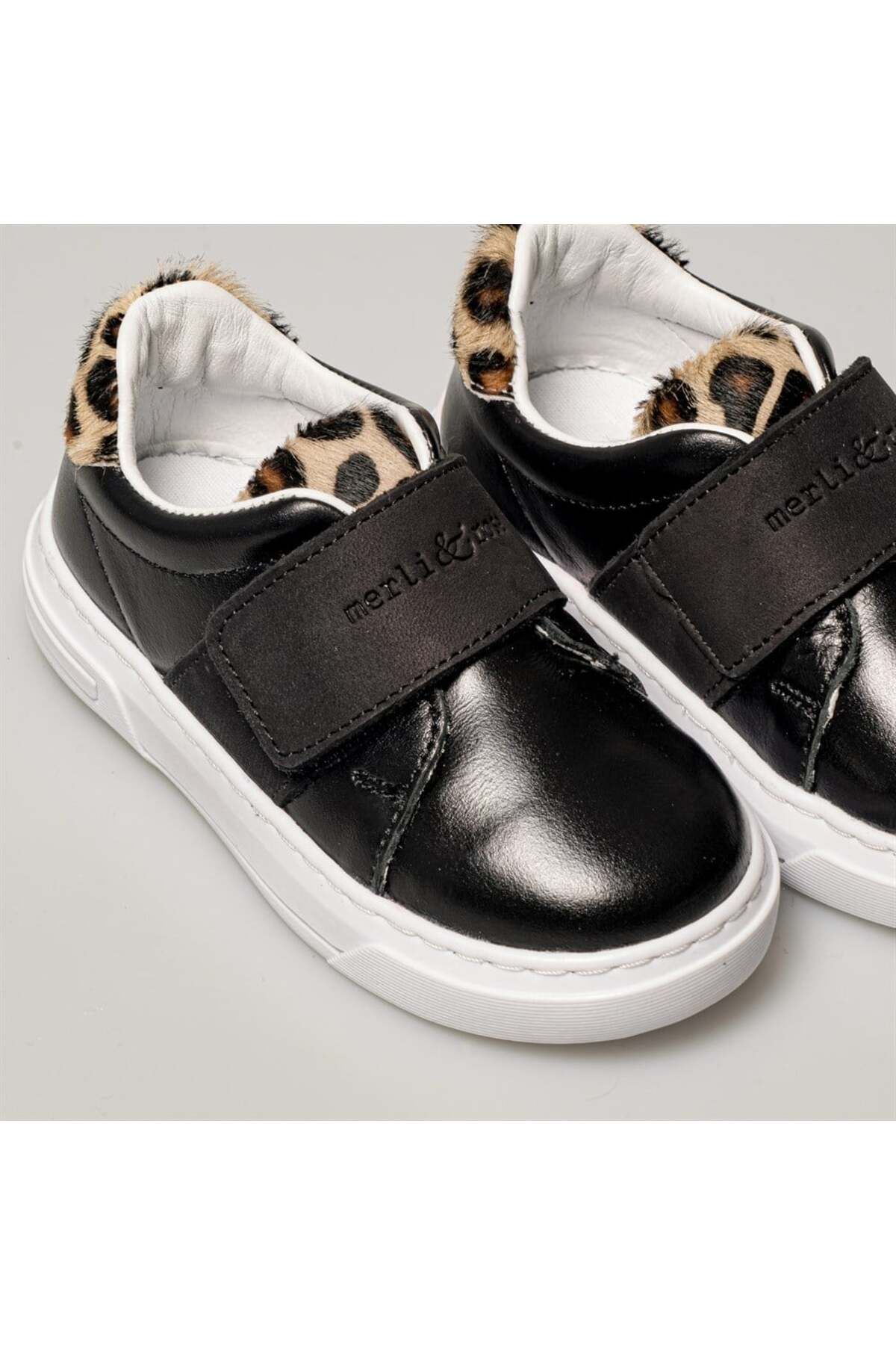 Merli&Rose-Merli Sneakers| Black - Leopard 4