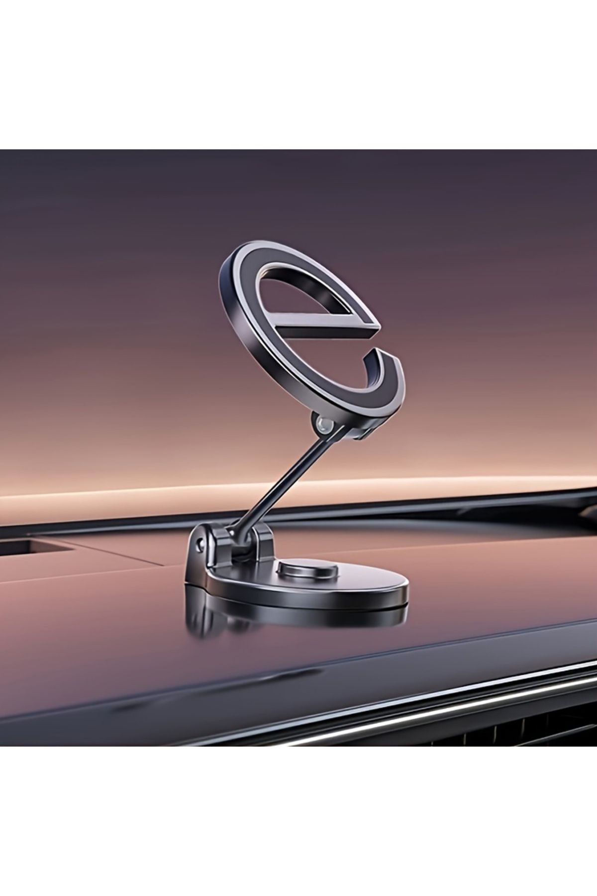 Choice-Alloy Magnetic Suction Car Mount Magnetic Folding Rotating Instrument Panel Navigation Dedicated ... 2