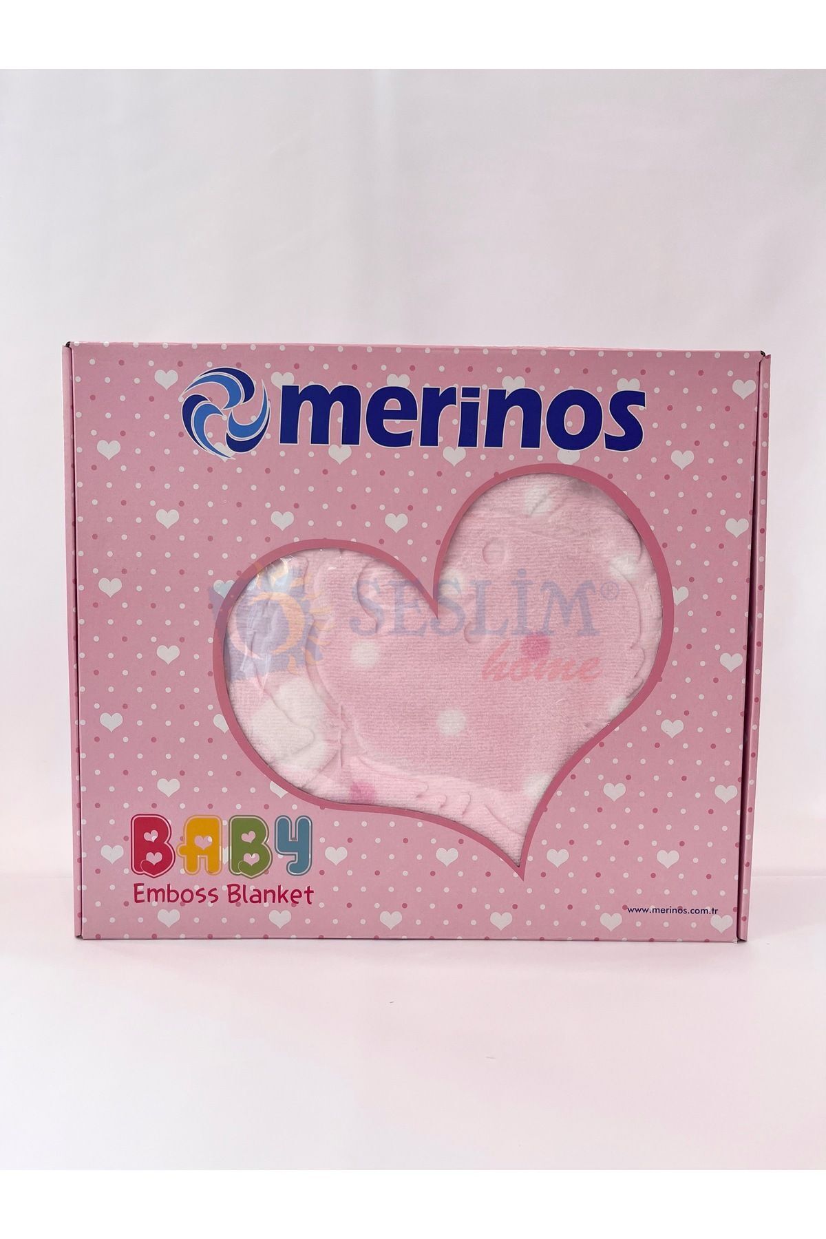 Merinos Embos Pembe Bebek Battaniyesi (ÖNLÜK HEDİYELİ) fotoğrafı 5 (önizleme)