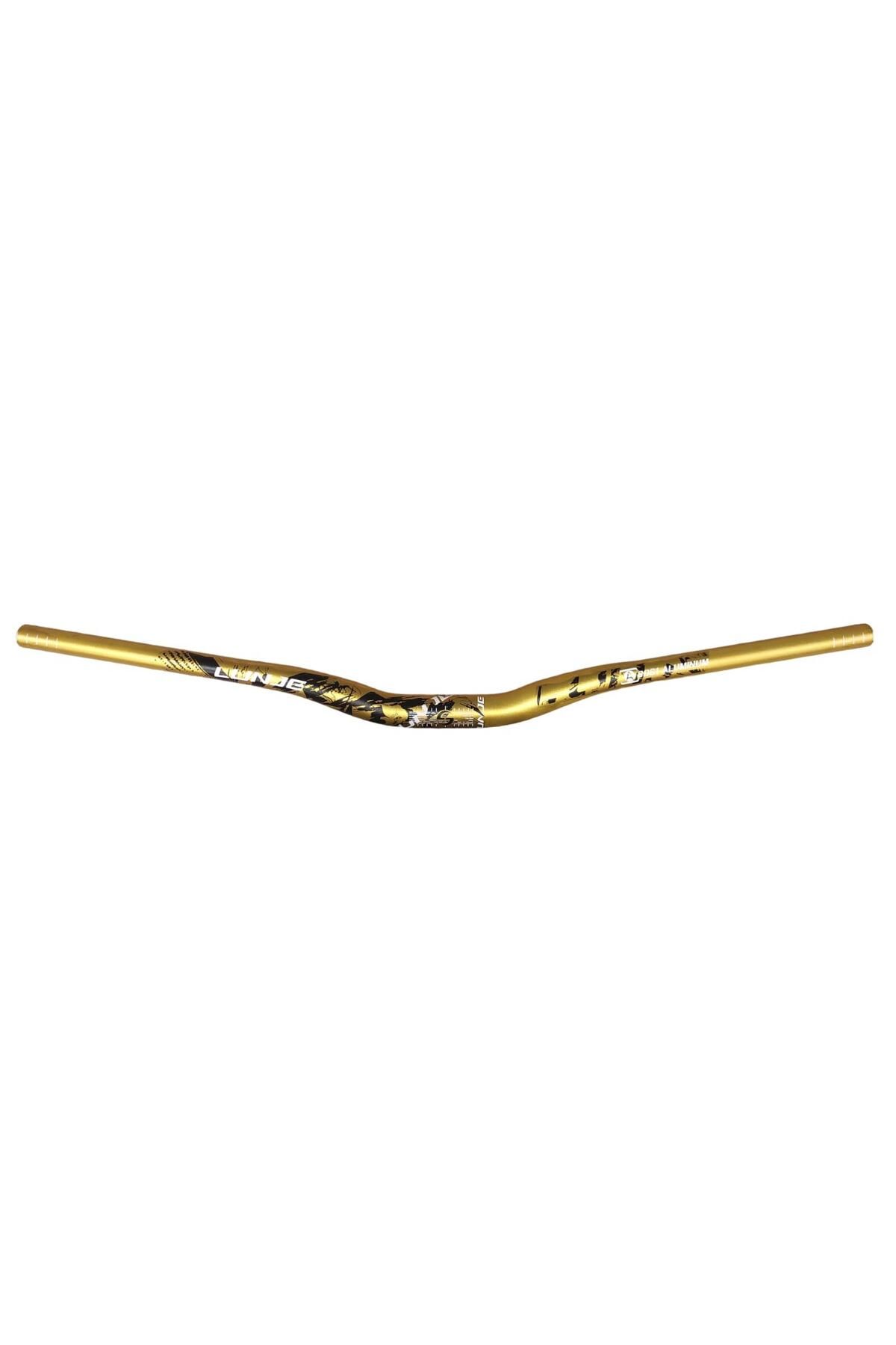 SARİSSA BİSİKLET-Aluminum Lunje - 31.8 780 mm Riser, Mtb Handlebar, Bicycle Handlebar, Yellow Black 1