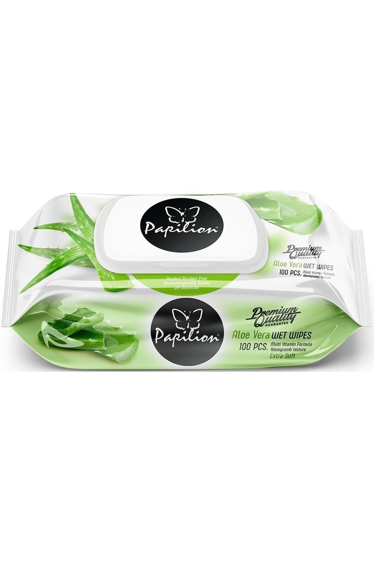 Papilion-Wet Towel Wipes 100 Sheets Aloevera (Set of 5) 500 Sheets 2