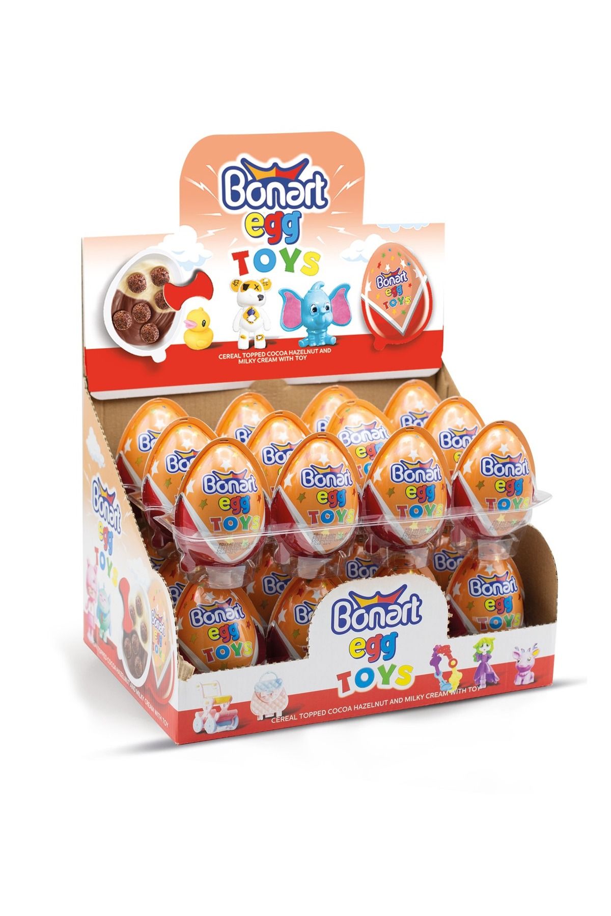 Bonart Süpriz Yumurta Egg Toys  * 24 adet