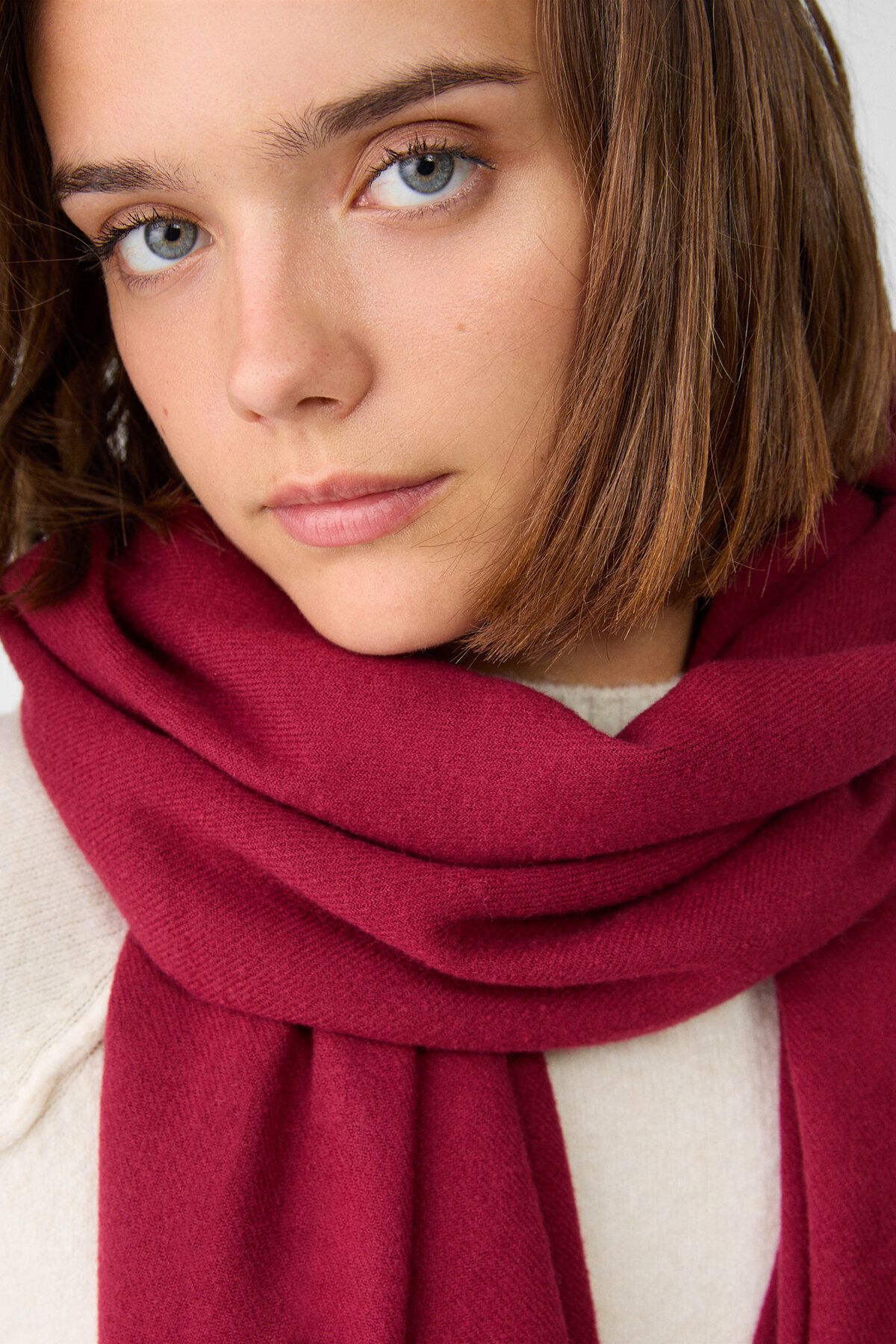 Stradivarius-Neckerchief - Burgundy 3